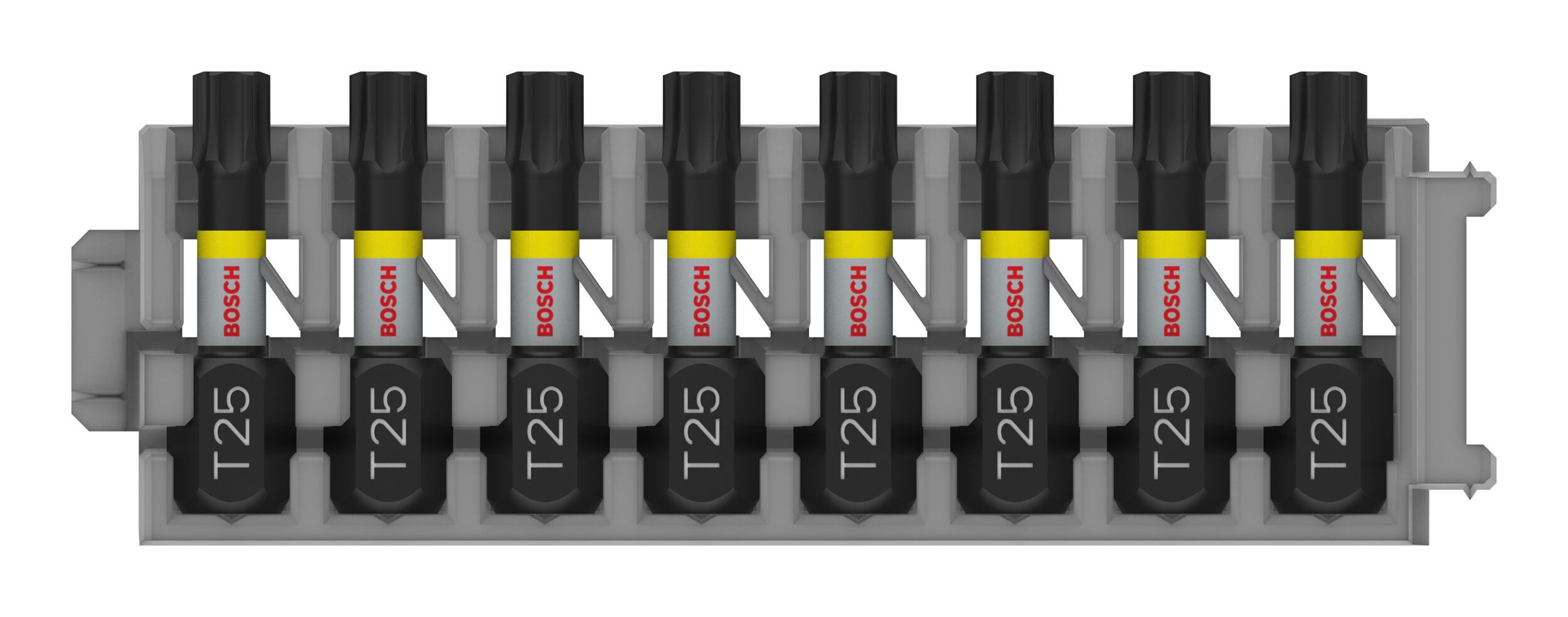 BOSCH Torx-Bit Pro Torx Impact, 8 Stück, T25, 25 mm - 8er-Pack