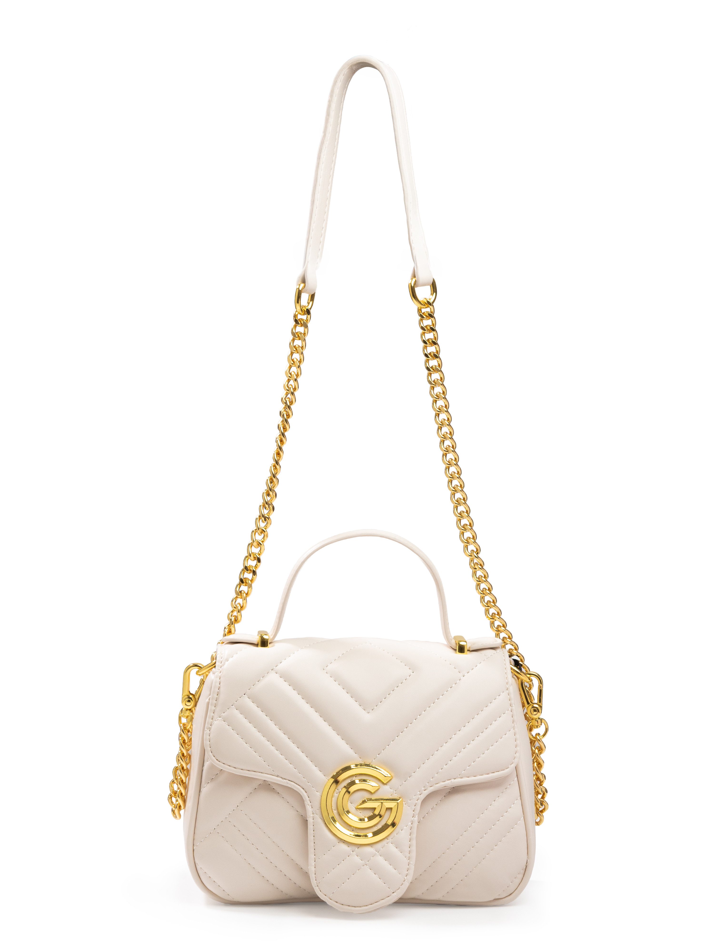 GABRIELLA G By Gabriella Gucci Handtasche KATTY, Damen Umhängetasche, Handtasche, Tragetasche mit Logoverzierung