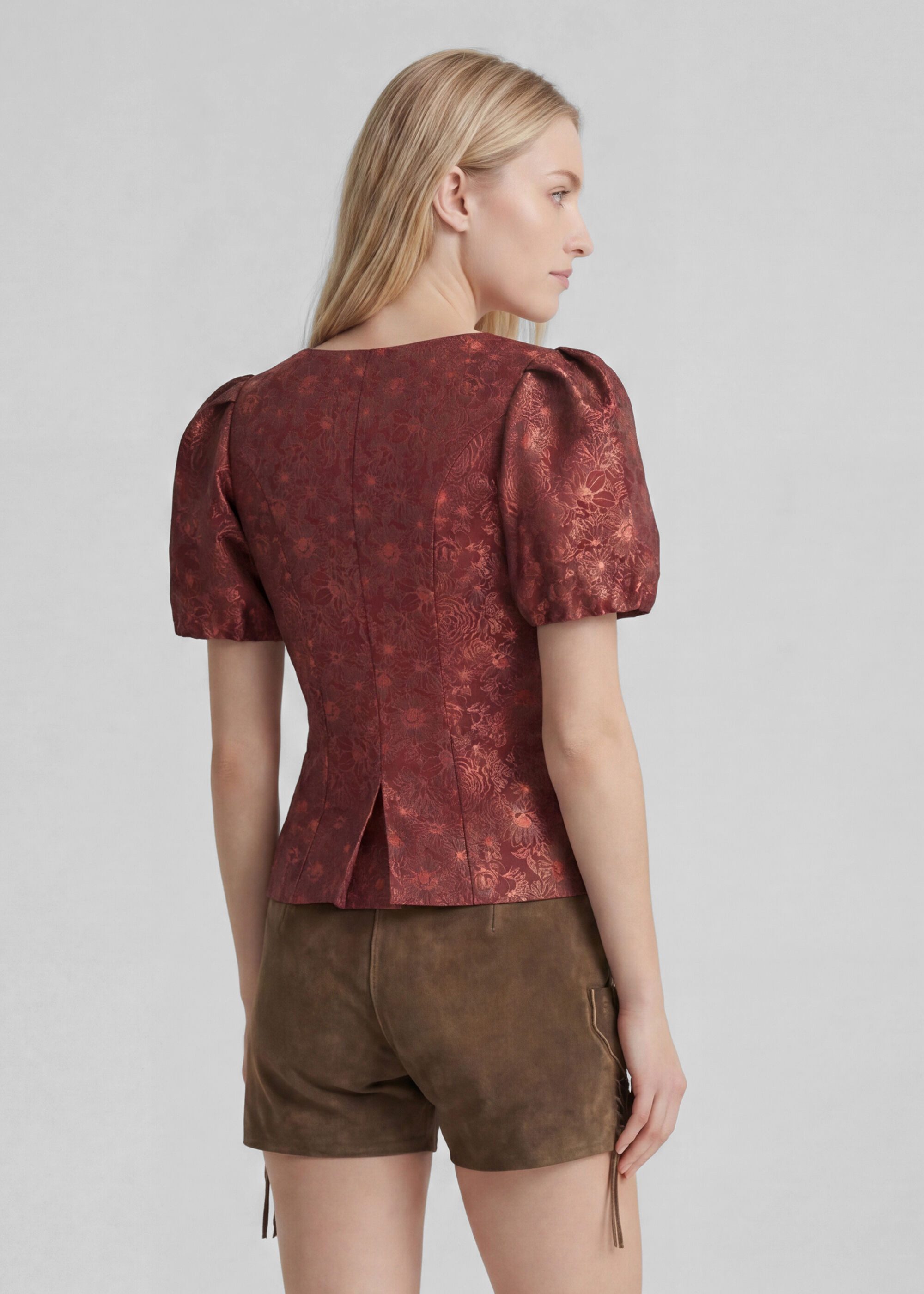Spieth & Wensky Trachtenbluse Kedri mit Blumenmuster
