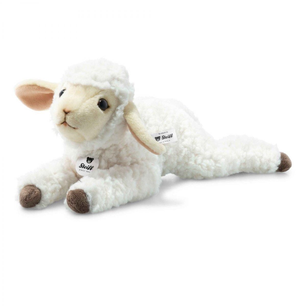 Steiff Kuscheltier Kuscheltier Teddies For Tomorrow Lamm Boecky Weiß (35cm)