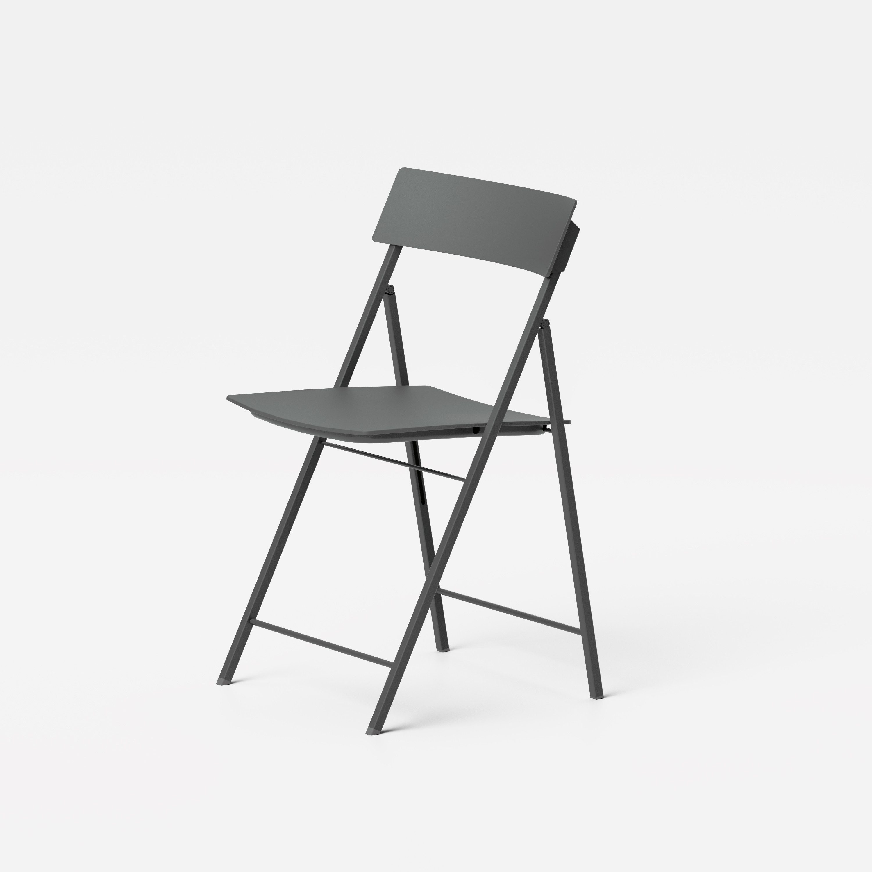 moebel-dich-auf Klappstuhl PEPPER (Design-Klappstuhl Faltbarer Stuhl Gastronomieklappstuhl Caféklappstuhl), Struktur aus lackiertem Stahl