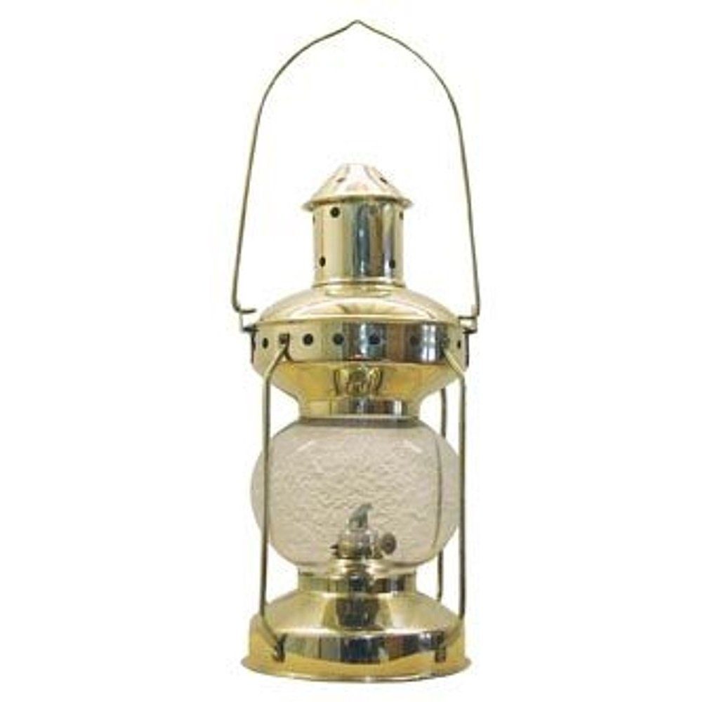 Linoows Windlicht Schiffslaterne Bootsleuchte Laterne Messing Lampe (1x Petroleum Lampe)