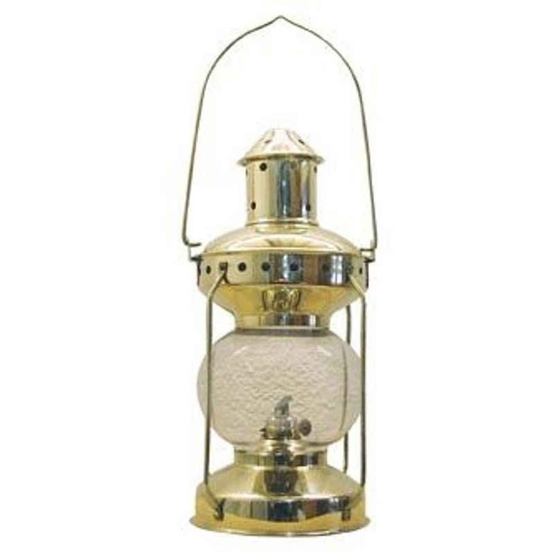 Linoows Windlicht »Schiffslaterne Bootsleuchte Laterne Messing Lampe« (1x Petroleum Lampe)