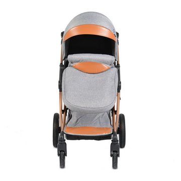 Moni Kombi-Kinderwagen Kombikinderwagen Sofie 2 in 1, Ablagekorb Tasche Fahrtrichtung verstellbar