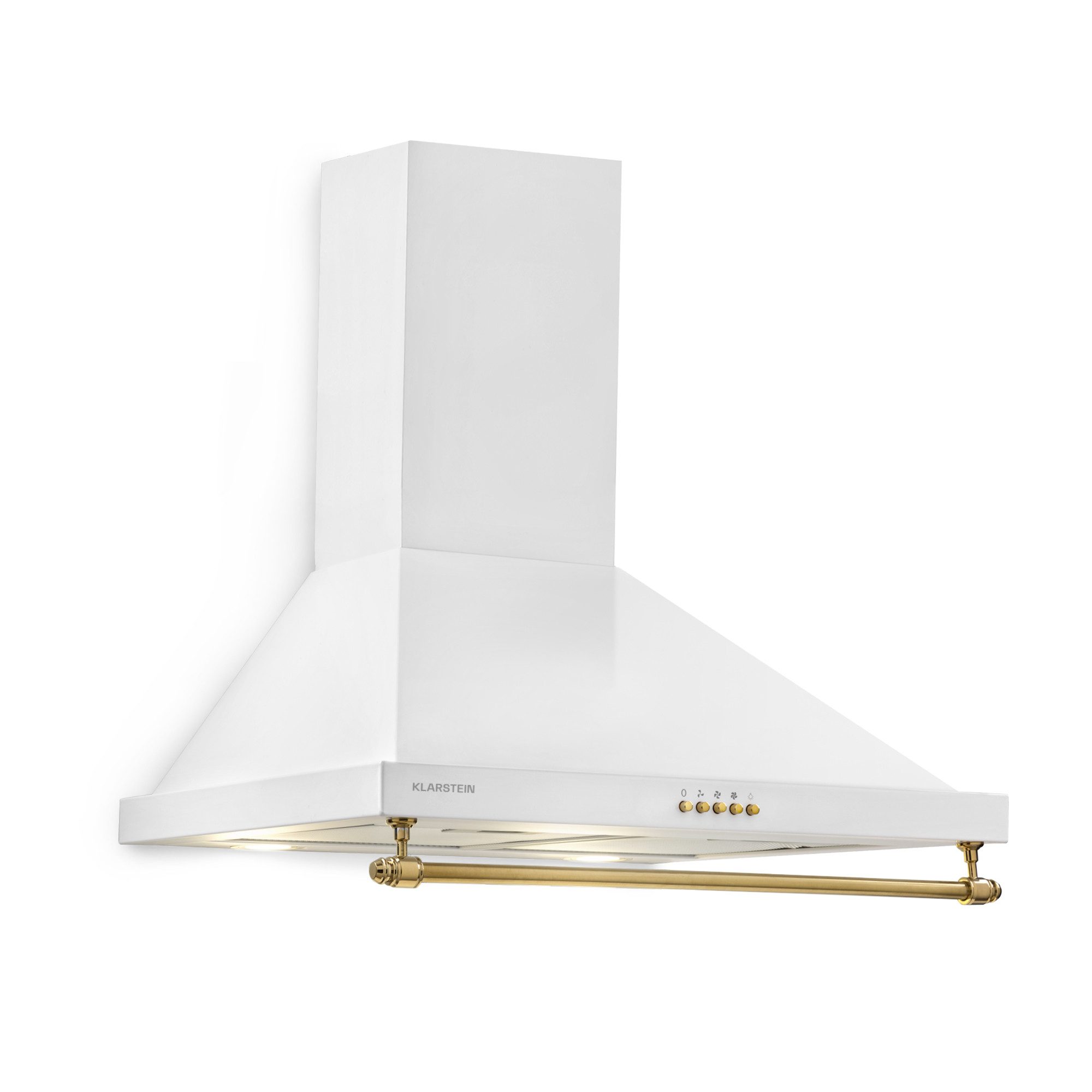 Klarstein Deckenhaube Montblanc 60 Montblanc 60, Dunstabzugshaube 610m³/h 165W 2x1,5W LED Reling