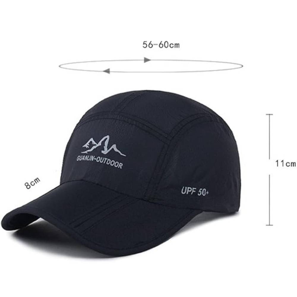 Blusmart Baseball Cap Unisex-Baseballkappe (Faltbar und verstellbar, Trocknend, Sonnenschutz, Atmungsaktiv) Für Outdoor-Aktivitäten, Sport und Reisen