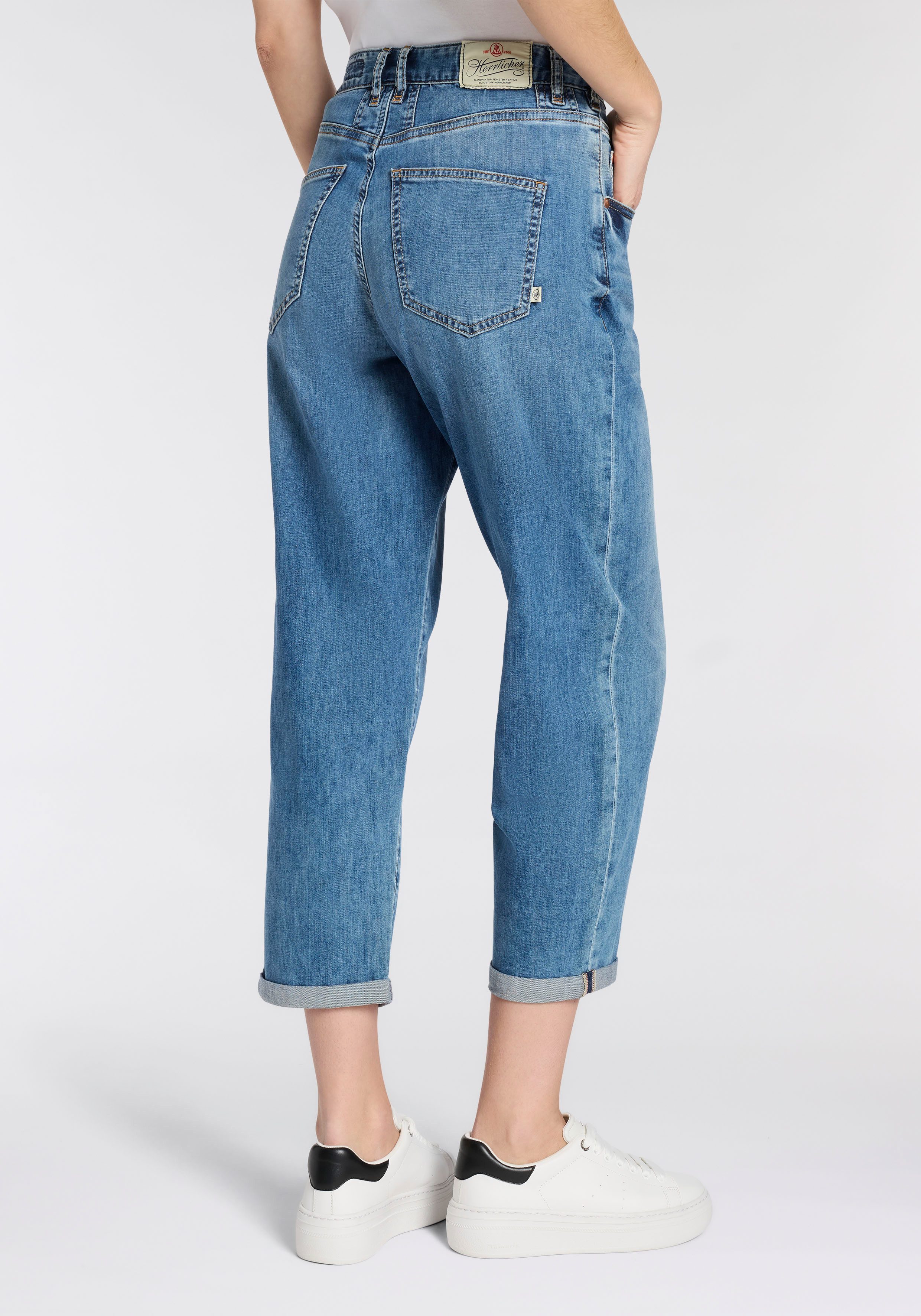Herrlicher Straight-Jeans Brooke Denim Light krempelbar