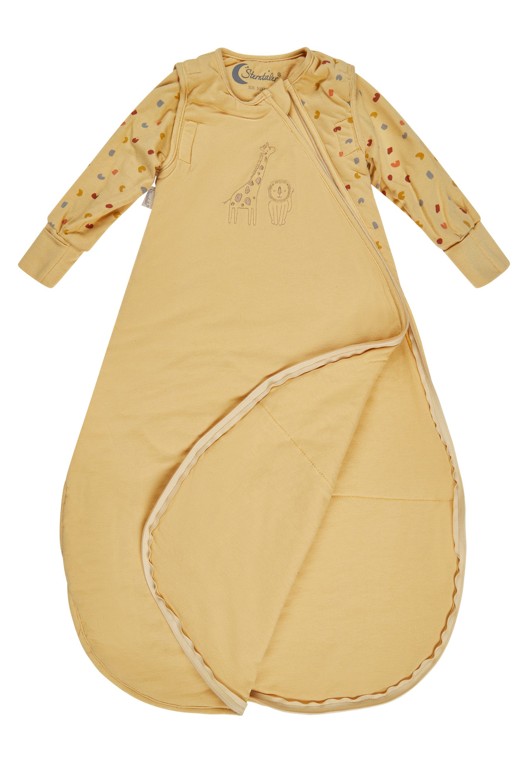 Sterntaler® Kinderschlafsack Schlafsack mit Armen 80cm Safari (1 tlg) – Bild 4 von 5