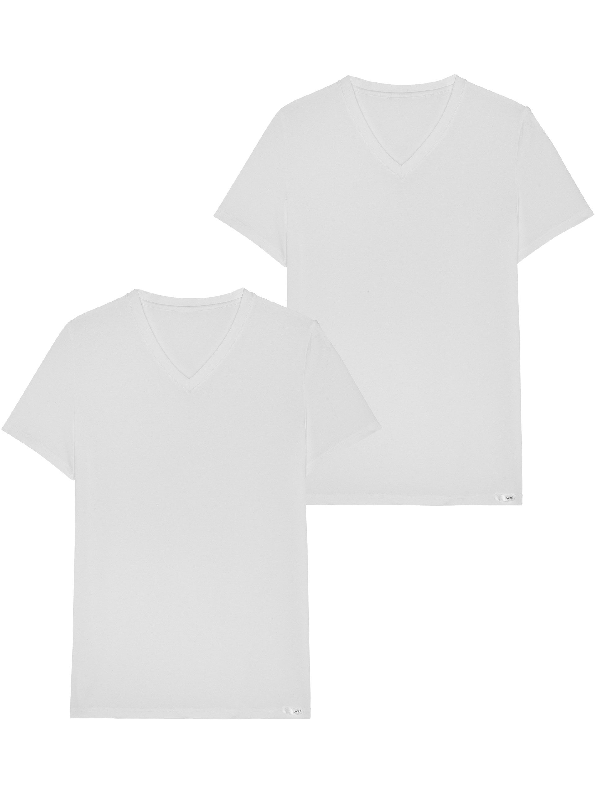 Hom V-Shirt Tencel Soft (2-tlg) t-shirt v-ausschnitt v-neck