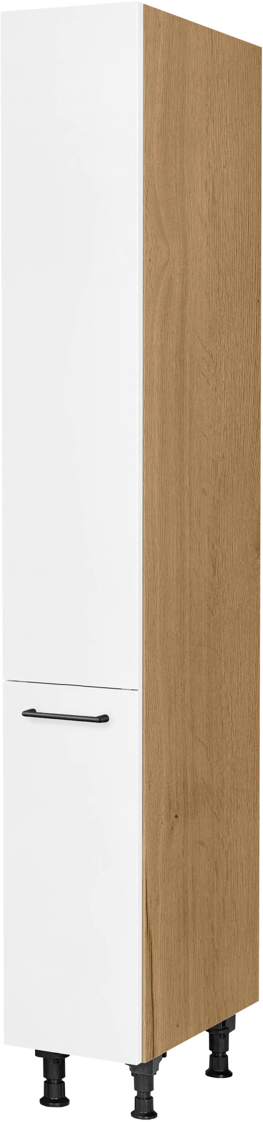 nobilia® Apothekerschrank "MIAMI", mit 5 Einhängekörben, Breite 30 cm, Höhe 216,6 cm, vormontiert, Ein- und Auszugsdämpfung SoftStoppPro