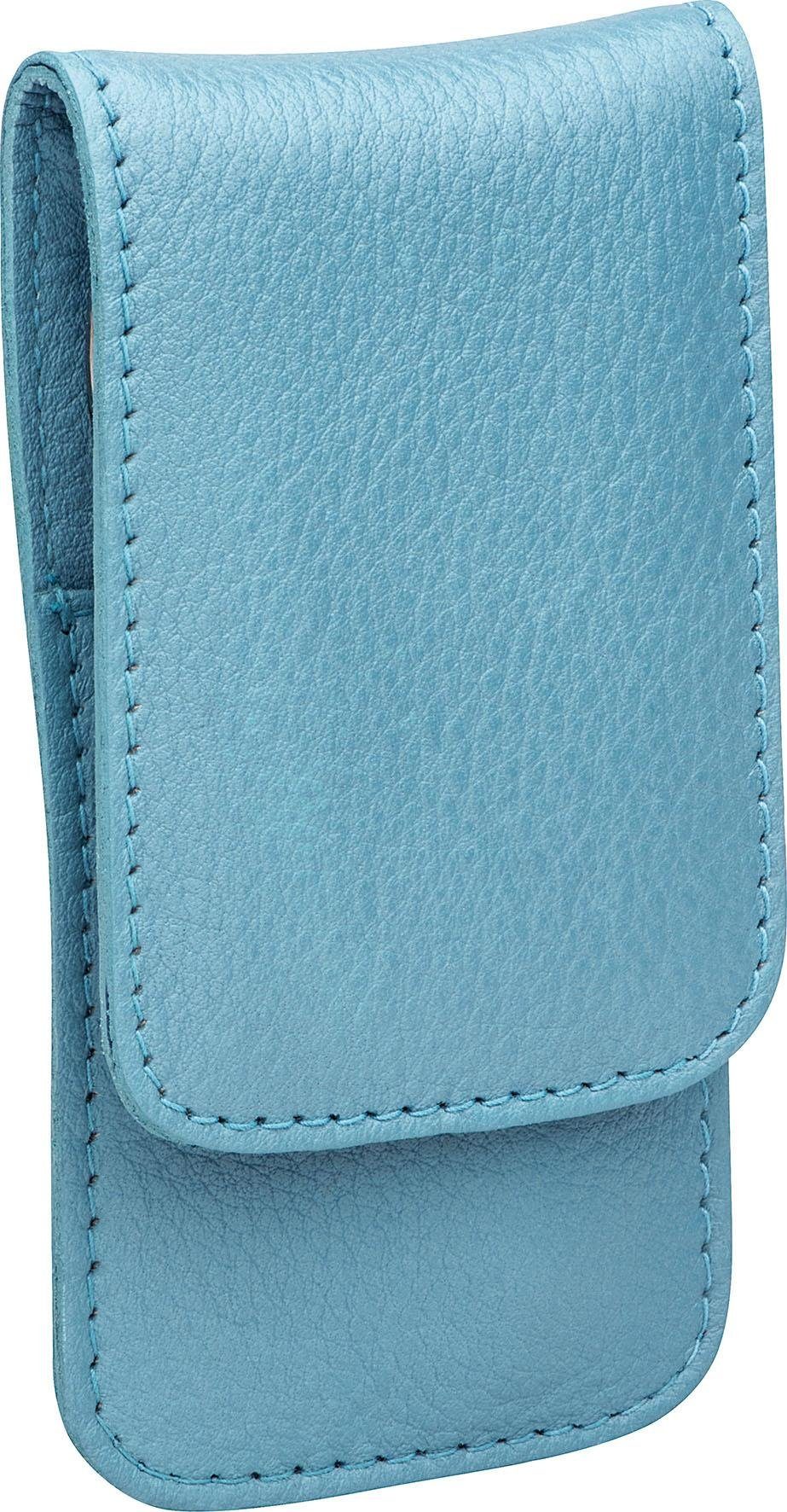 3 Taschen-Lederetui meerblau Maniküre-Etui ERBE tlg., Siena,