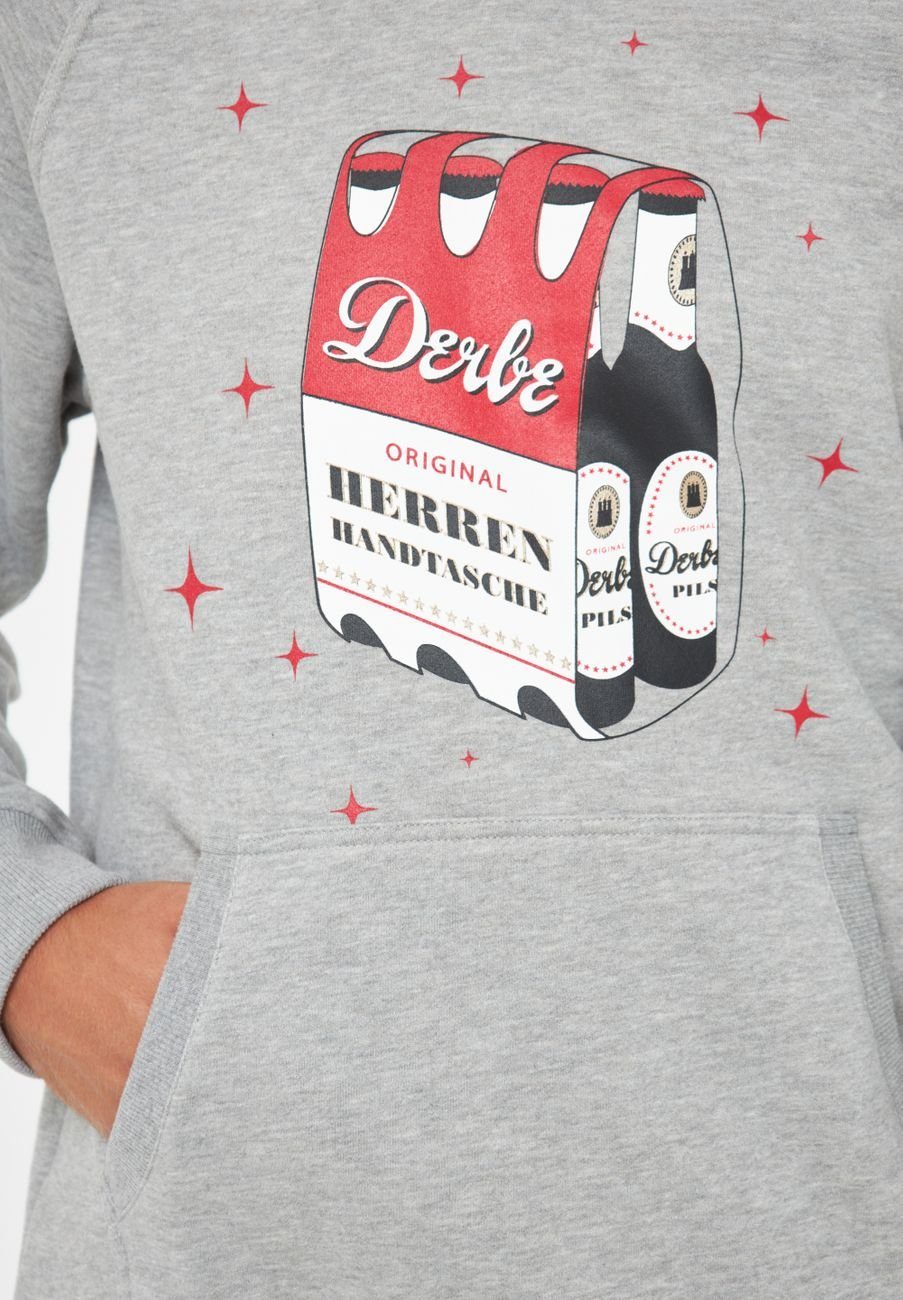 Derbe Hoodie Herrenhandtasche Rot-Weiß Herren Hoodie (1-tlg)