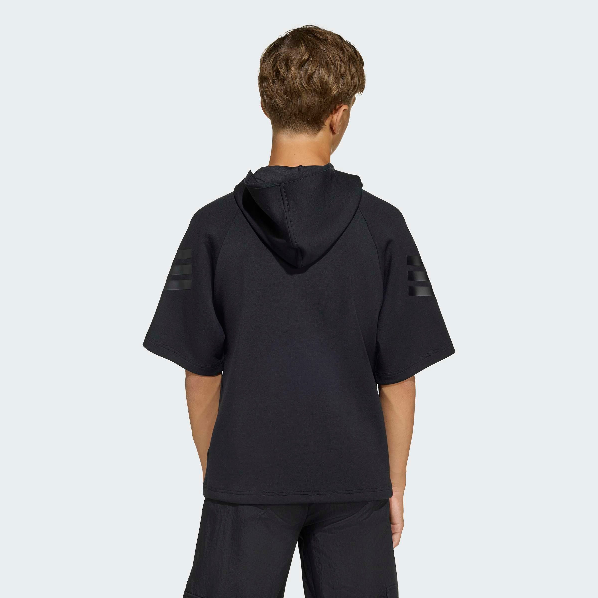 adidas Sportswear Kapuzensweatshirt FUTURE ICONS 3-STREIFEN KURZARM-HOODIE