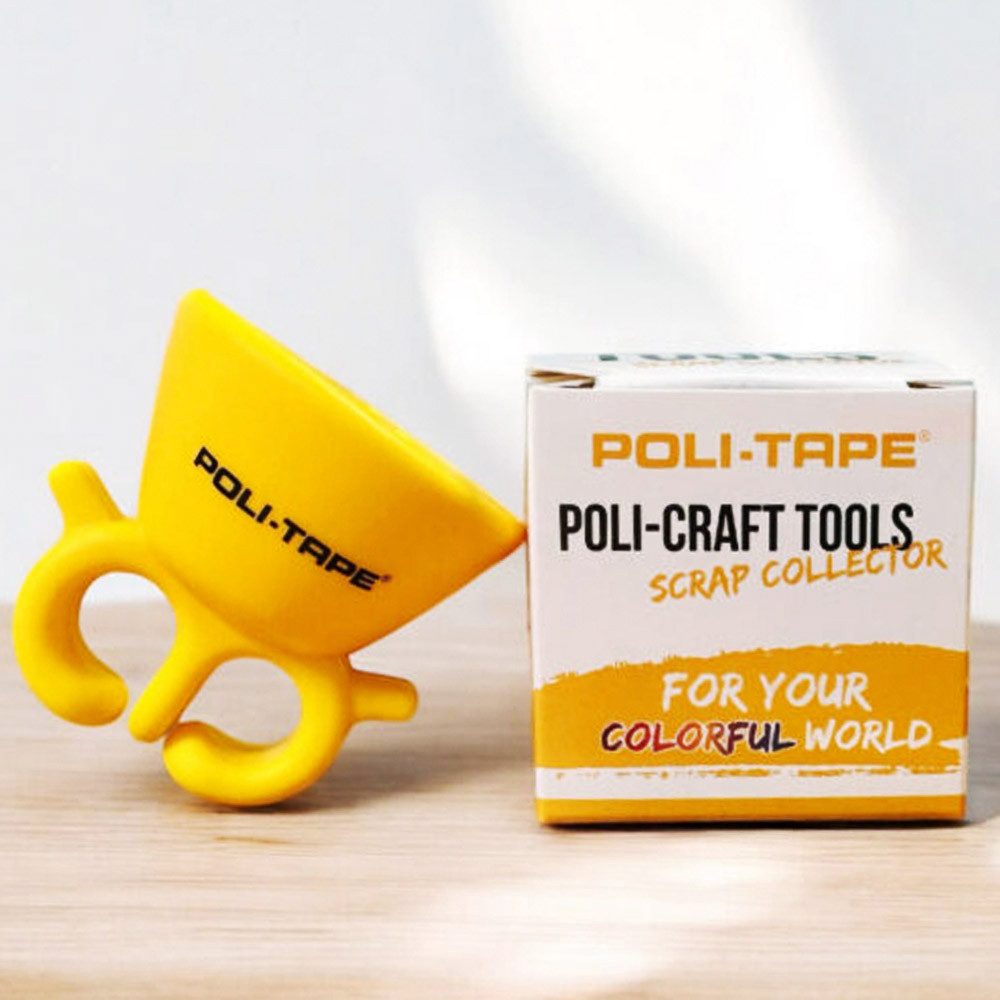 POLI-TAPE POLI-CUT Plotterfolie POLI-CRAFT TOOLS SCRAP COLLECTOR, kleiner Finger-Abfalleimer zur Entgitterunterstützung
