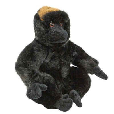 Teddys Rothenburg Kuscheltier Kuscheltier Gorilla 23 cm sitzend schwarz/braun/grau Affe