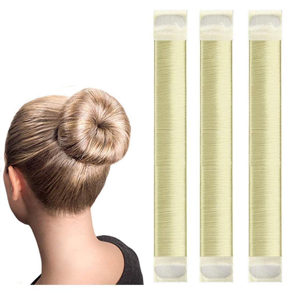 Dilara Haarspange Original Dutt Hair Bun Maker - Hilfe für lange & kurze Haare geeignet, 3 Stück, Perfekter Dutt – Einfach, schnell & langanhaltend