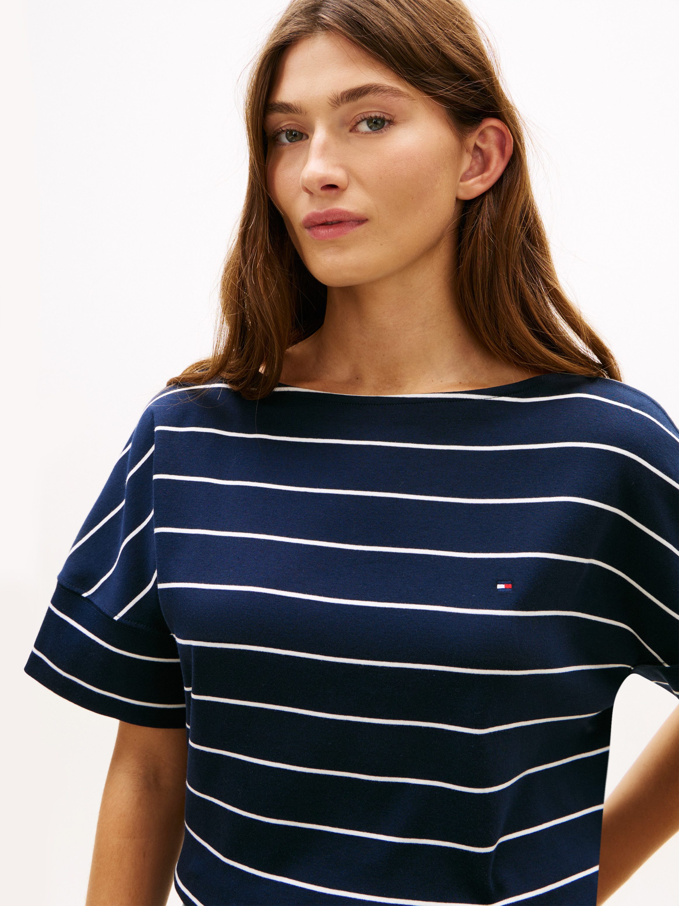 Tommy Hilfiger Kurzarmshirt MDRN CODY SS SLV C-NK TEE mit dezenter Logo-Sti günstig online kaufen