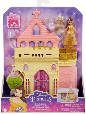 Mattel® Spielwelt Disney Prinzessin, Belles Stapelschloss, inklusive Puppe