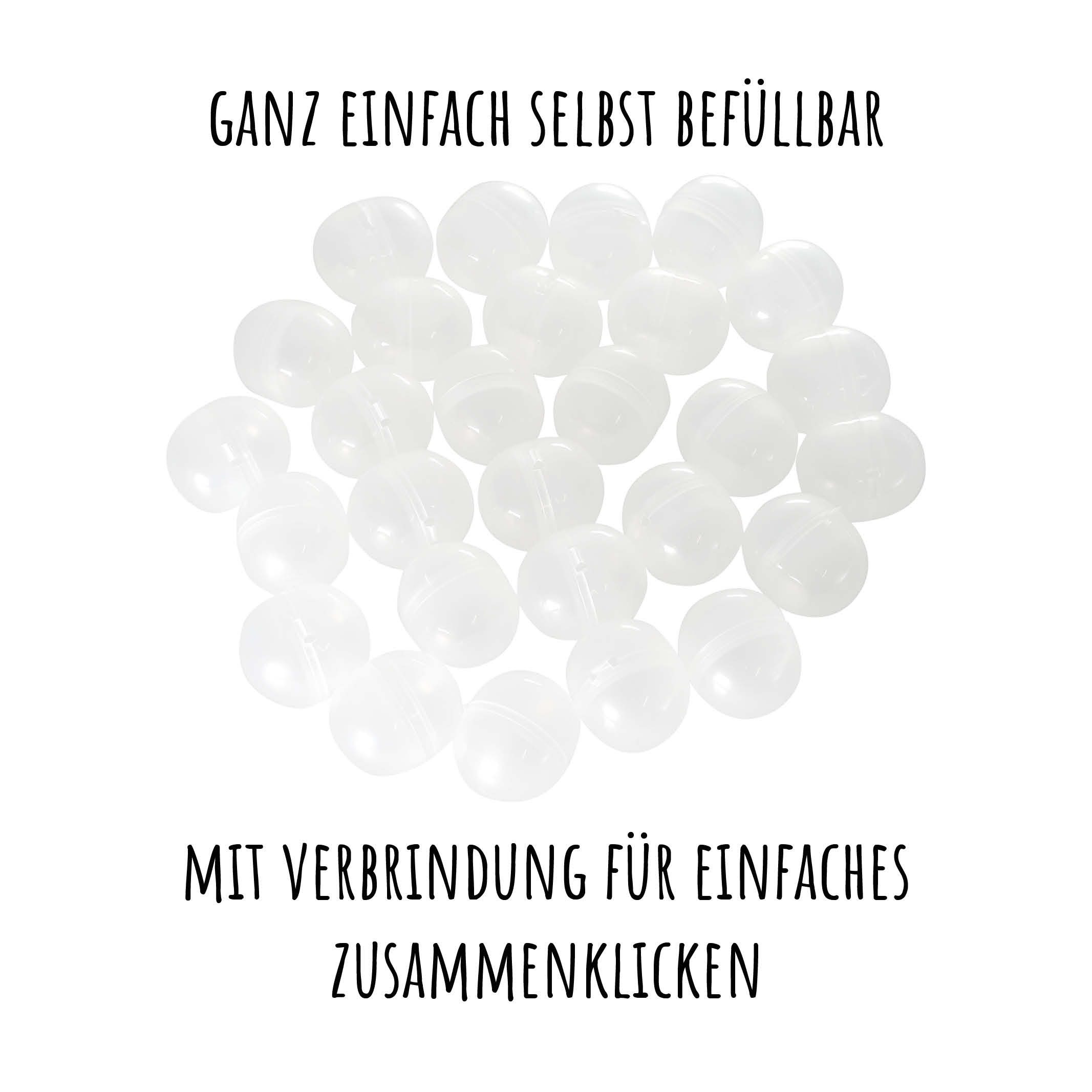what the shop Spielzeugtruhe Kapseln K11 Leer Transparent – 25 oder 100 Stück (25 St)