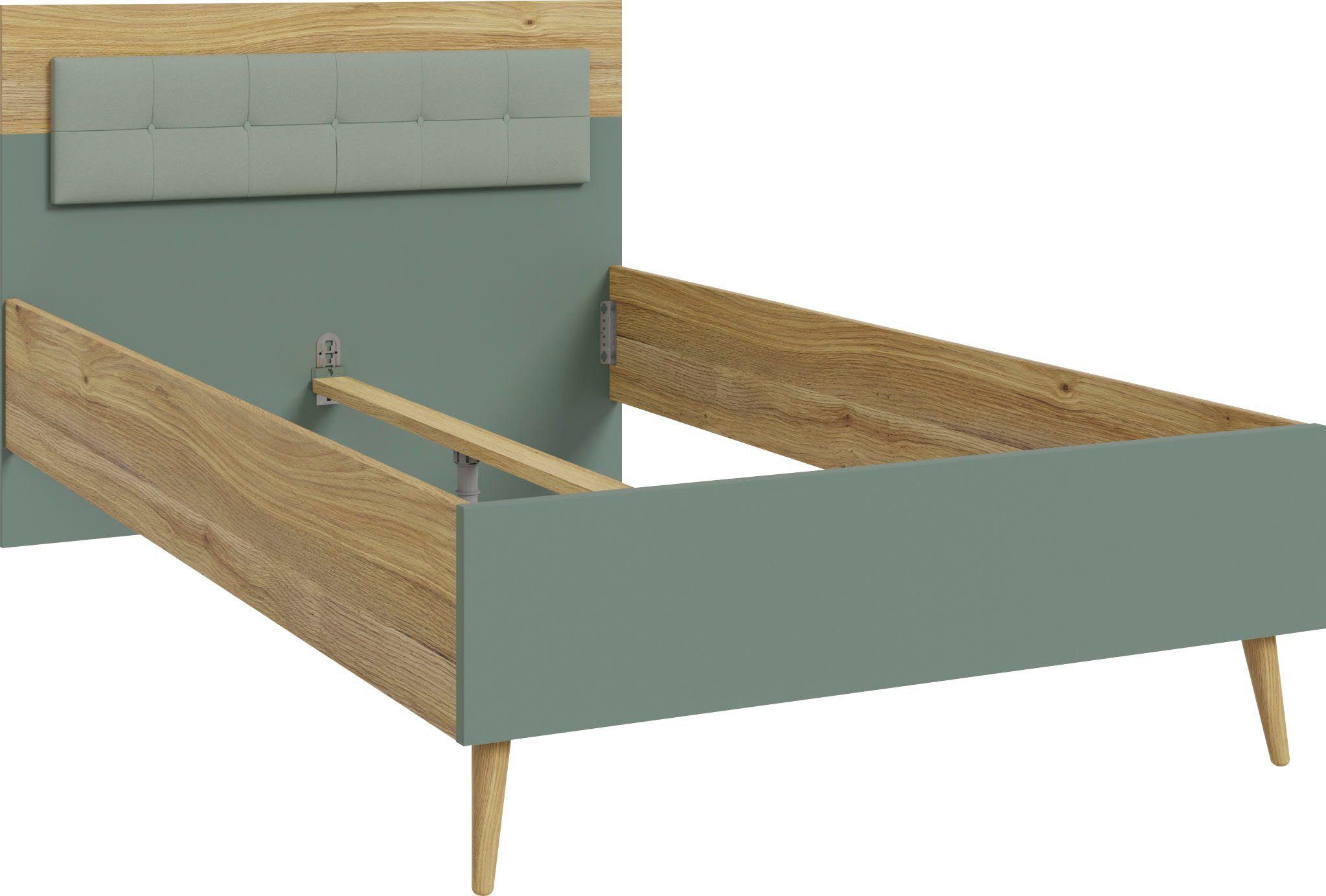 FORTE Jugendbett "Kinderbett, Belastbar bis 250KG," Liegeflächen 140x200cm günstig online kaufen
