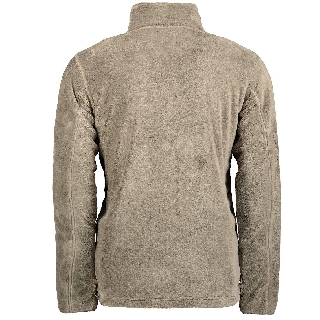 Geographical auch Taupe erhältlich, Norway Größen warm, Geographical Fleecejacke G-Hunter Herren, in flauschig Fleece großen Norway und Herren Fleecejacke