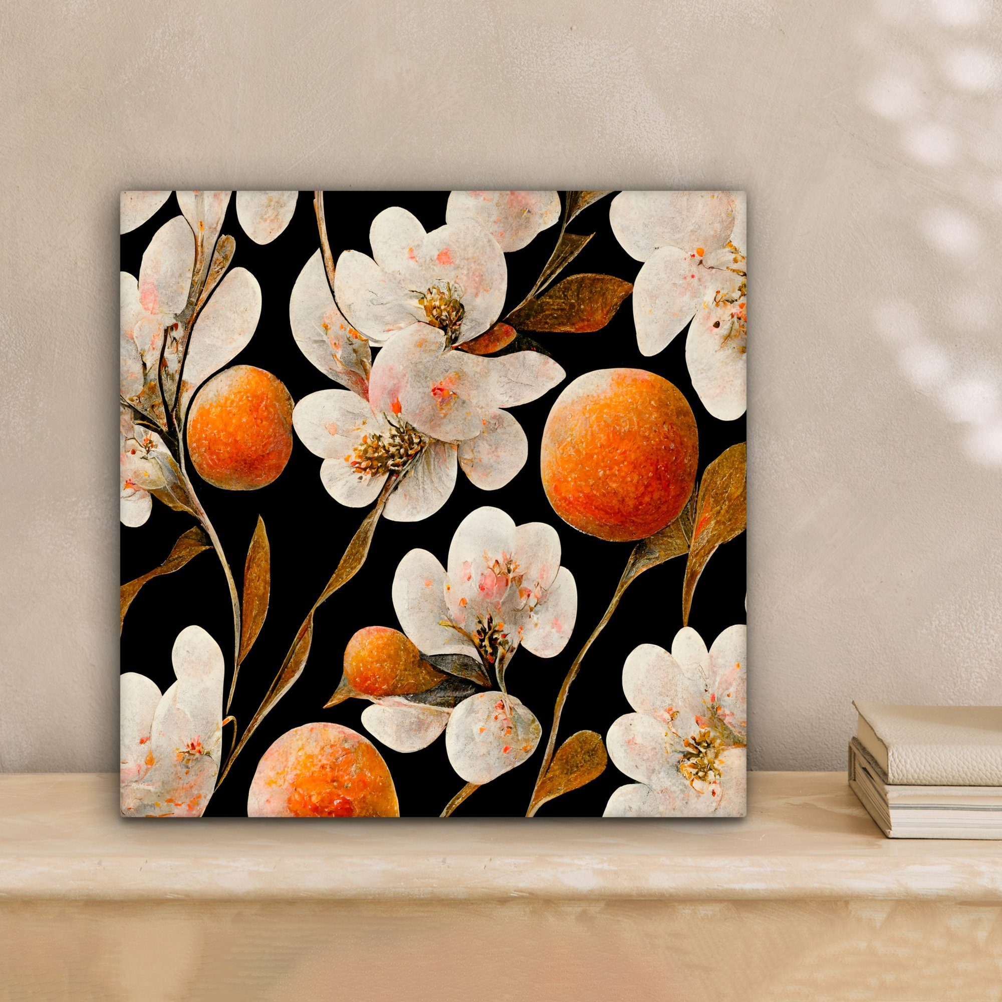 OneMillionCanvasses® Leinwandbild Blumen - Weiß - günstig online kaufen