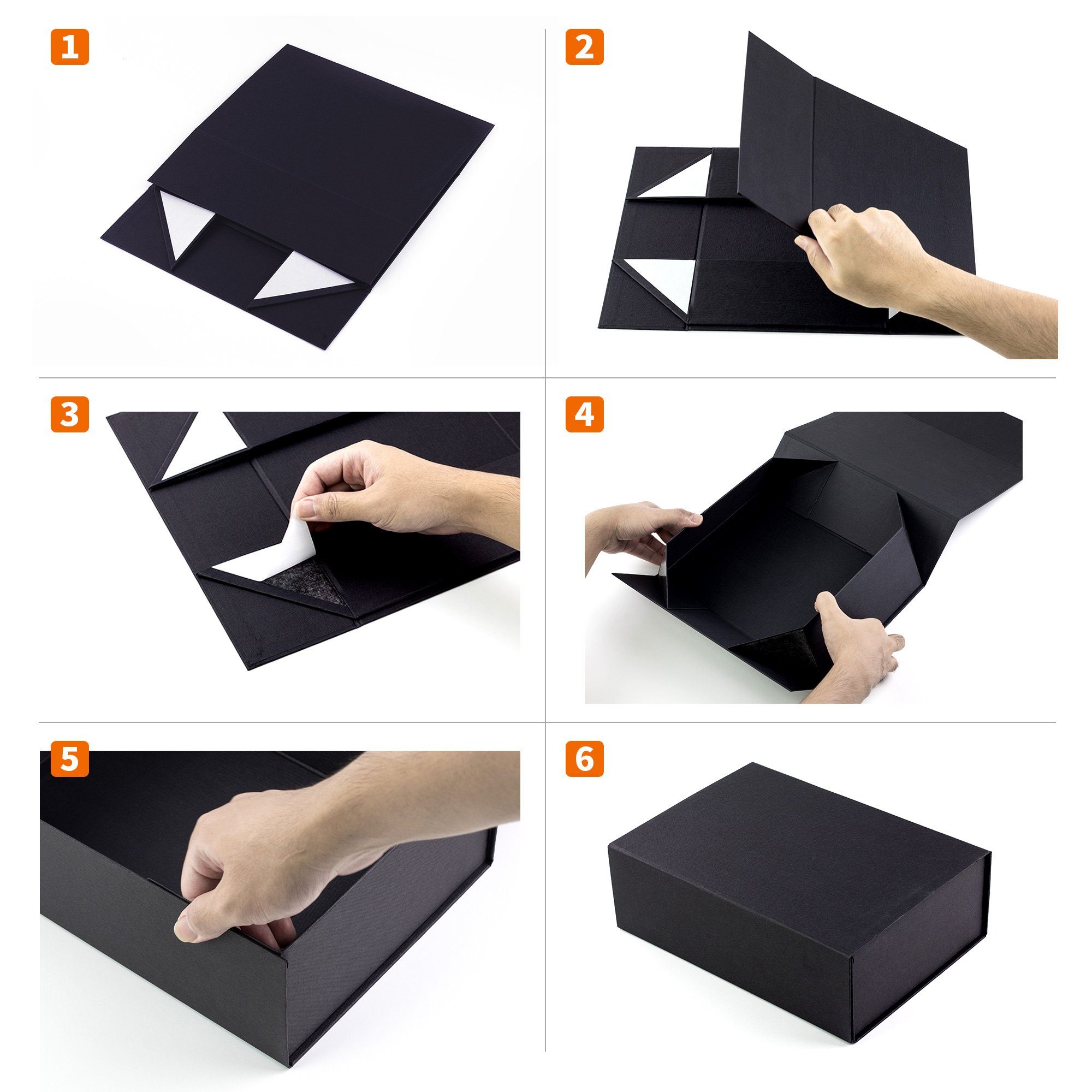 AdelDream Aufbewahrungsbox Gift Reusable Gift Box Box, Box, Decorative Magnetic FünfFarben