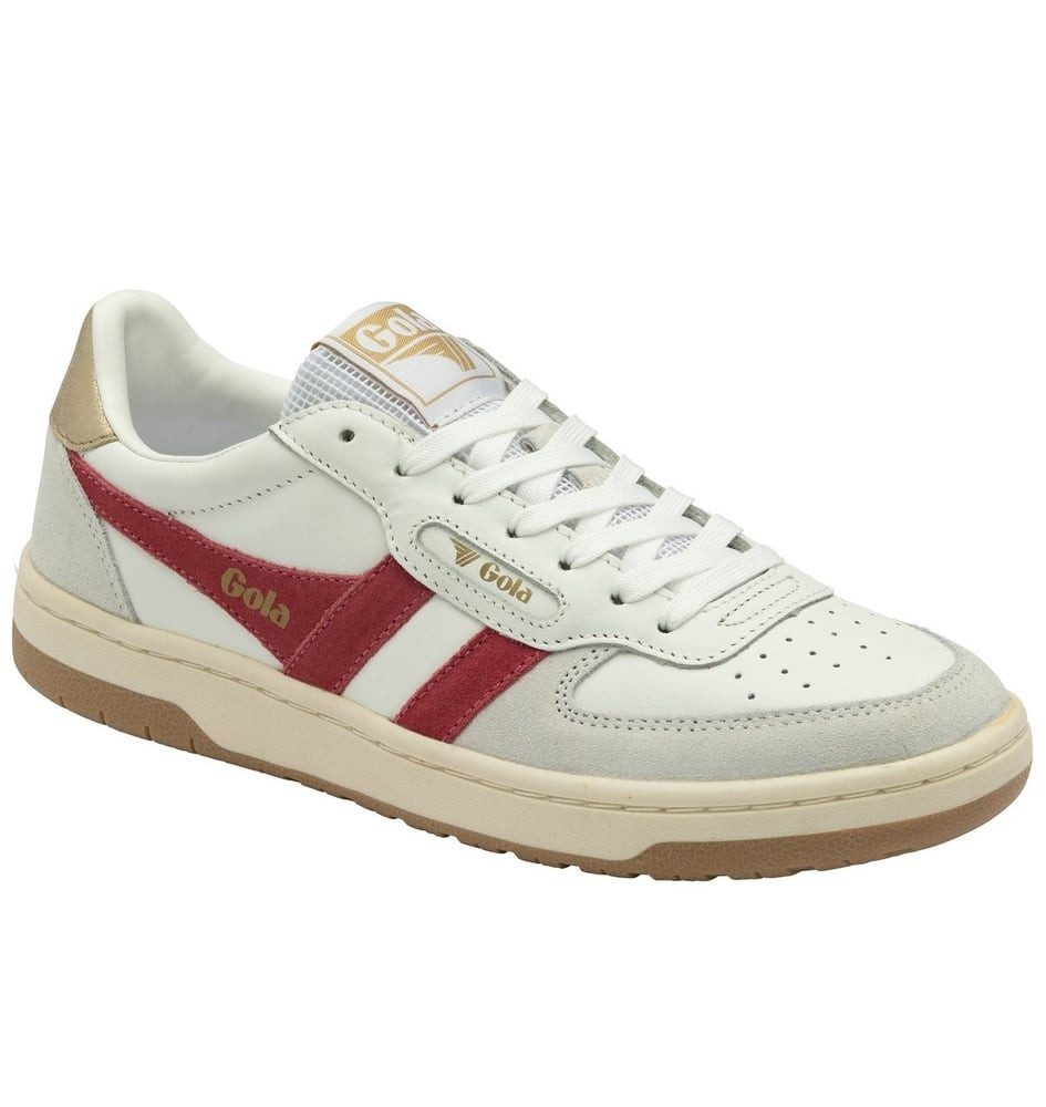 Gola Hawk weiss/rot/gold Damen Sneaker