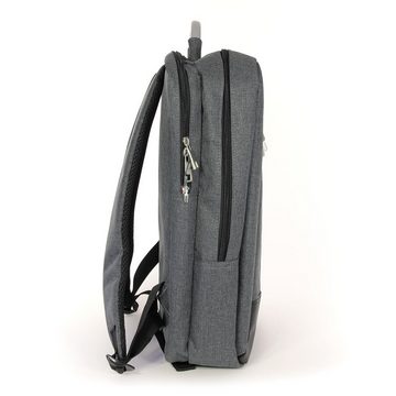 BAG STREET Rucksack Bag Street Herren Damen Notebooktasche (Businessrucksack), Businessrucksack Synthetik, grau ca. 29cm x ca. 40cm