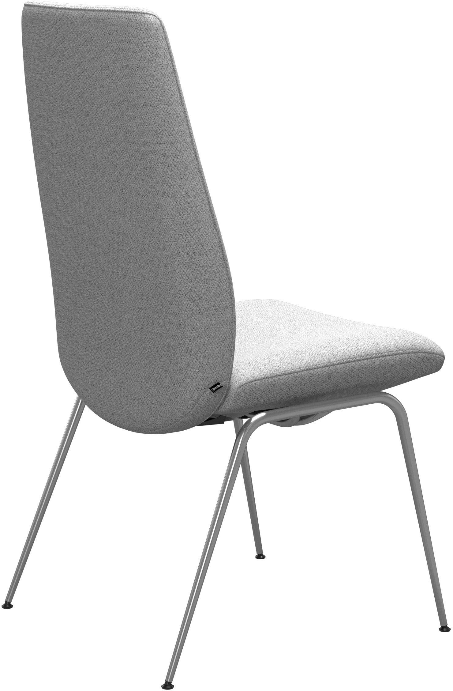 Stressless® Polsterstuhl Laurel, High in Beinen mit L, Chrom Back, aus Größe matt Stahl