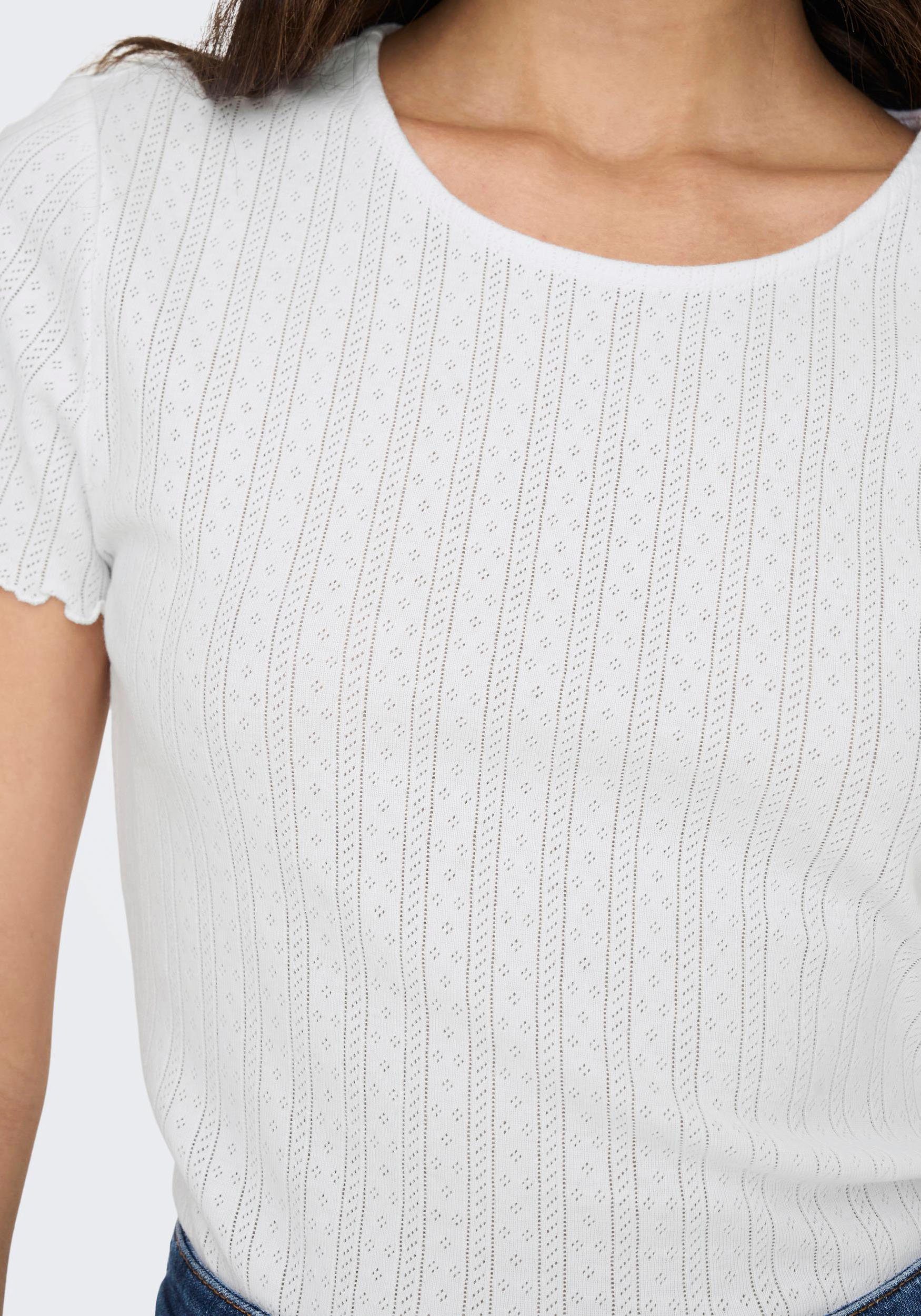 ONLY Kurzarmshirt ONLCARLOTTA S/S TOP JRS NOOS