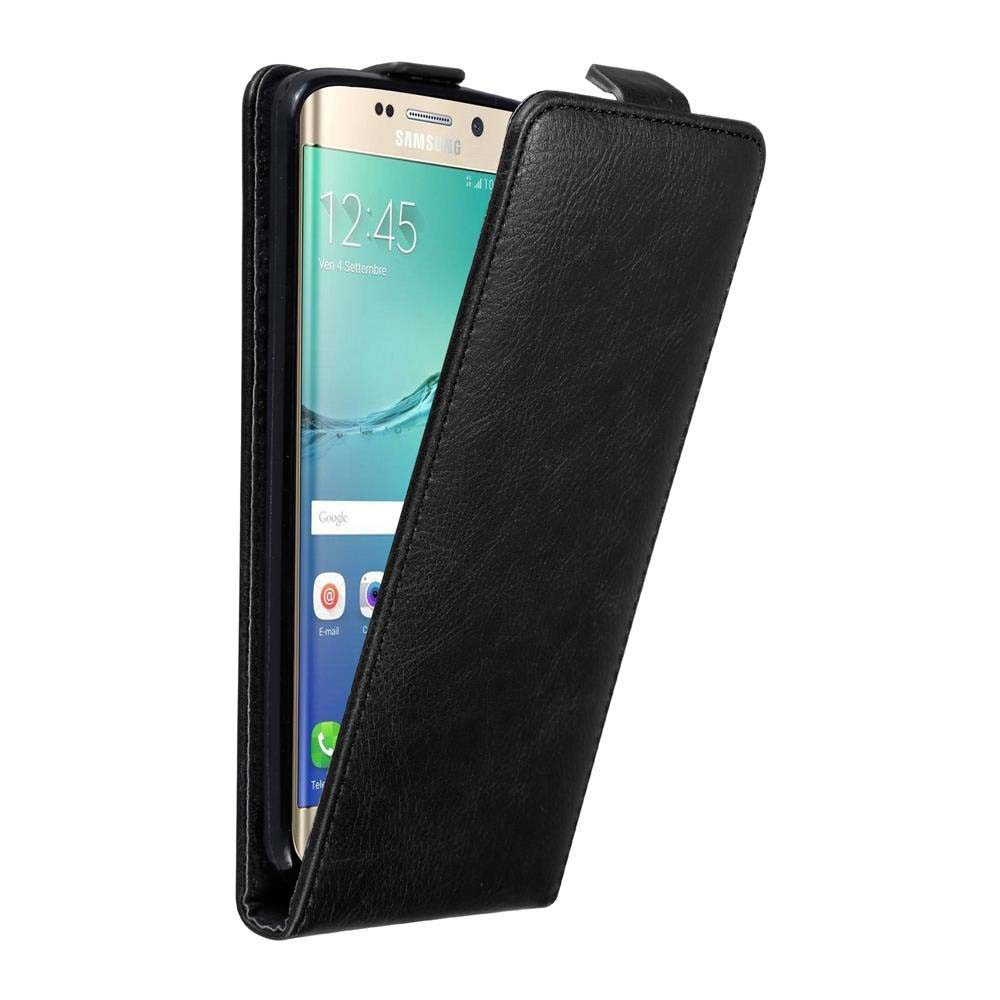 Cadorabo Handyhülle für Samsung Galaxy S6 EDGE PLUS Hülle Samsung Galaxy S6 EDGE PLUS, Handy Schutzhülle, Klappbare Hülle, Kunstleder mit Magnetverschluss