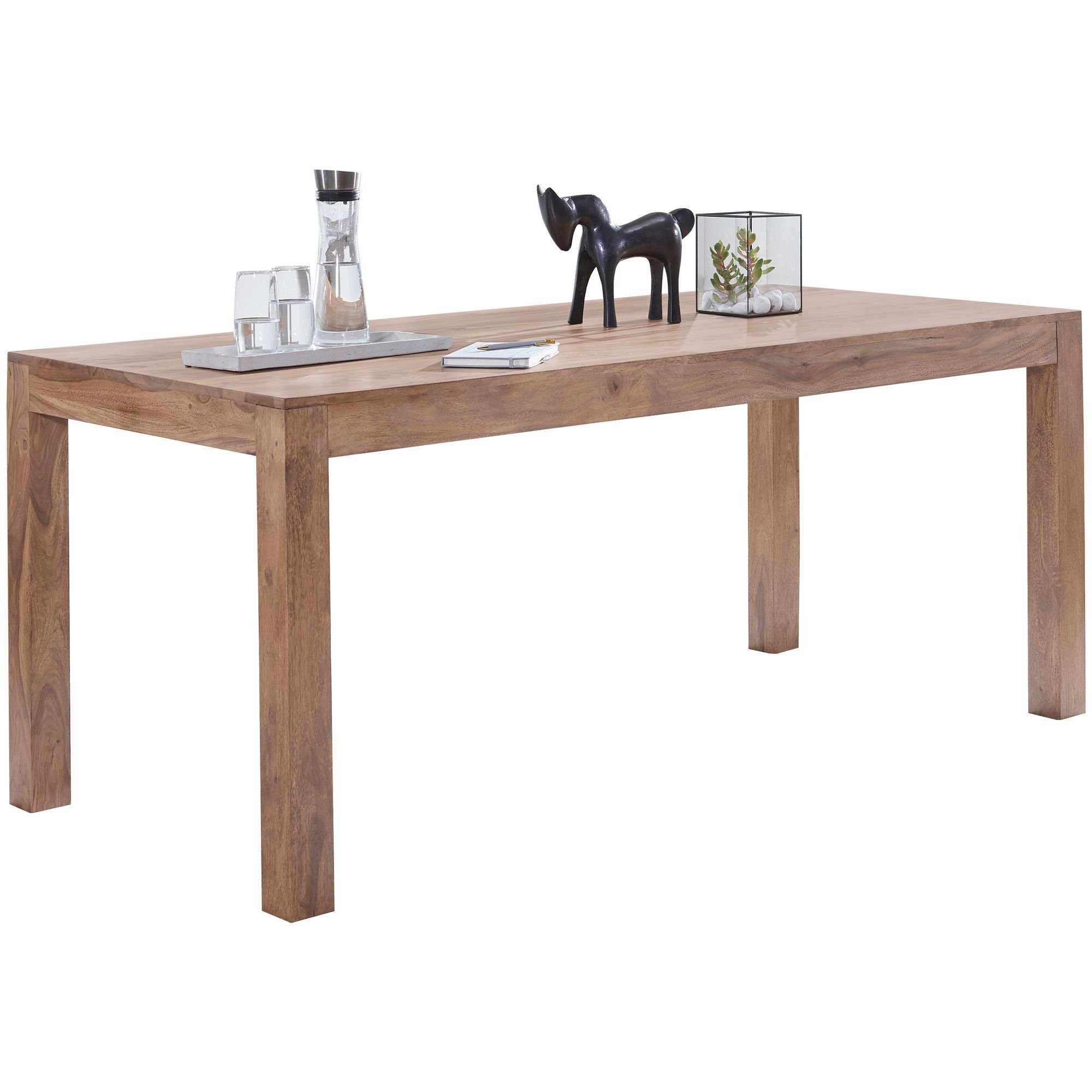 FINEBUY Esstisch »FB40056«, Esstisch Massivholz Akazie 120 ...