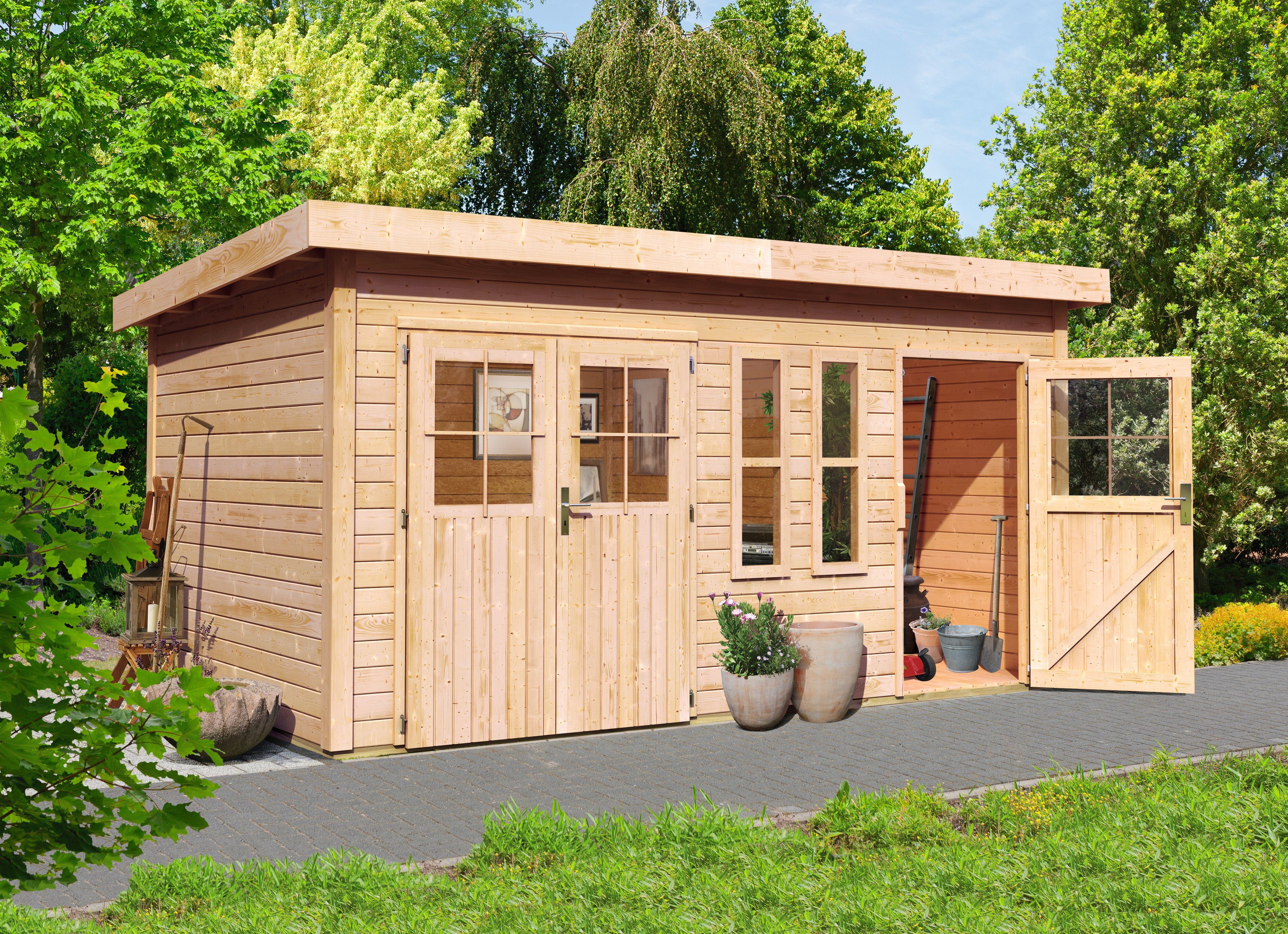 Karibu Holz Gartenhaus Online Kaufen Otto