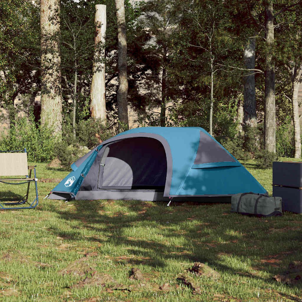 vidaXL Kuppelzelt Kuppel-Campingzelt 1 Person Blau günstig online kaufen