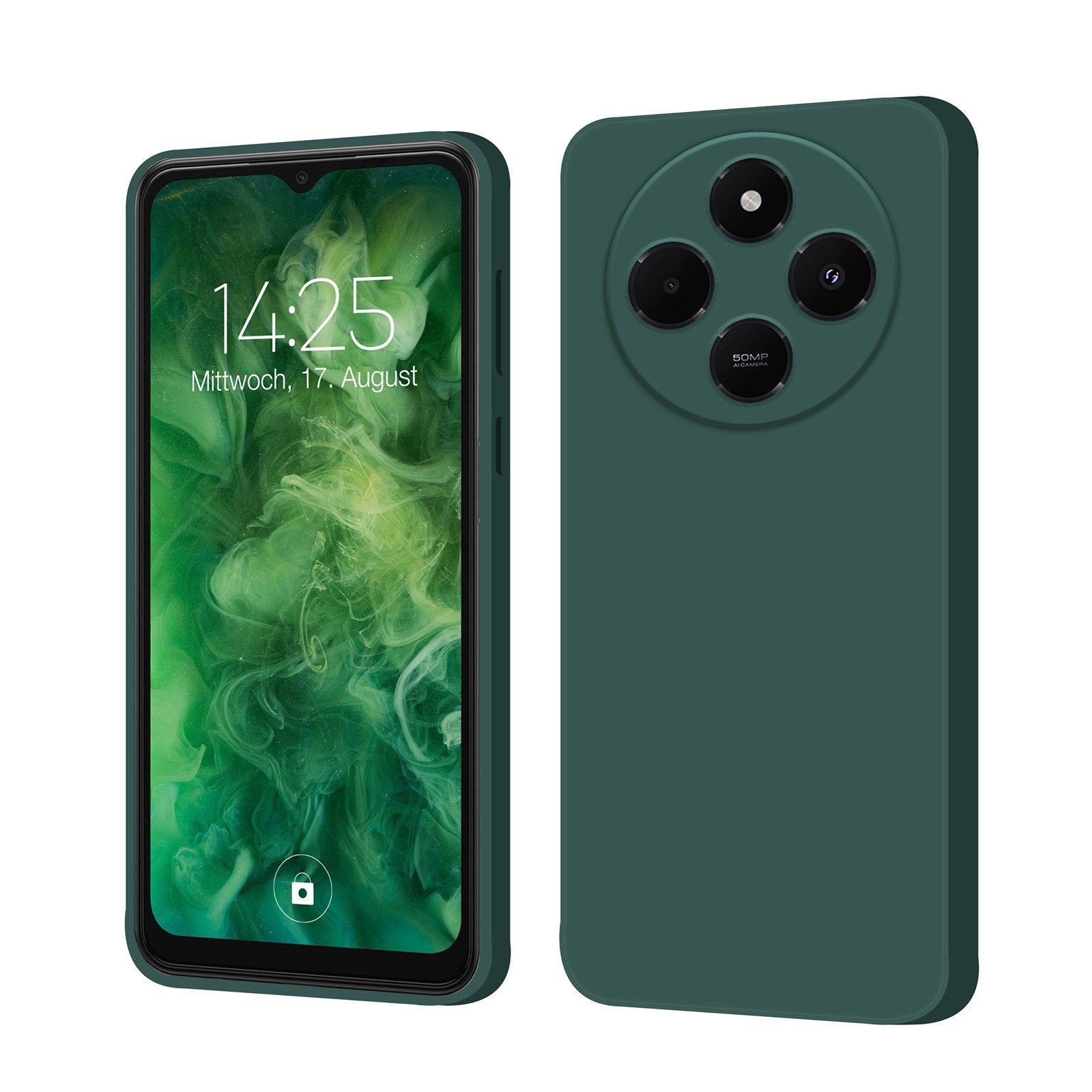 Tec-Expert Handyhülle SoftGrip Cover Hülle für Xiaomi Redmi 14C 6.88 Zoll, 6.88, Handy Case Bumper integrierter Kameraschutz flexibel