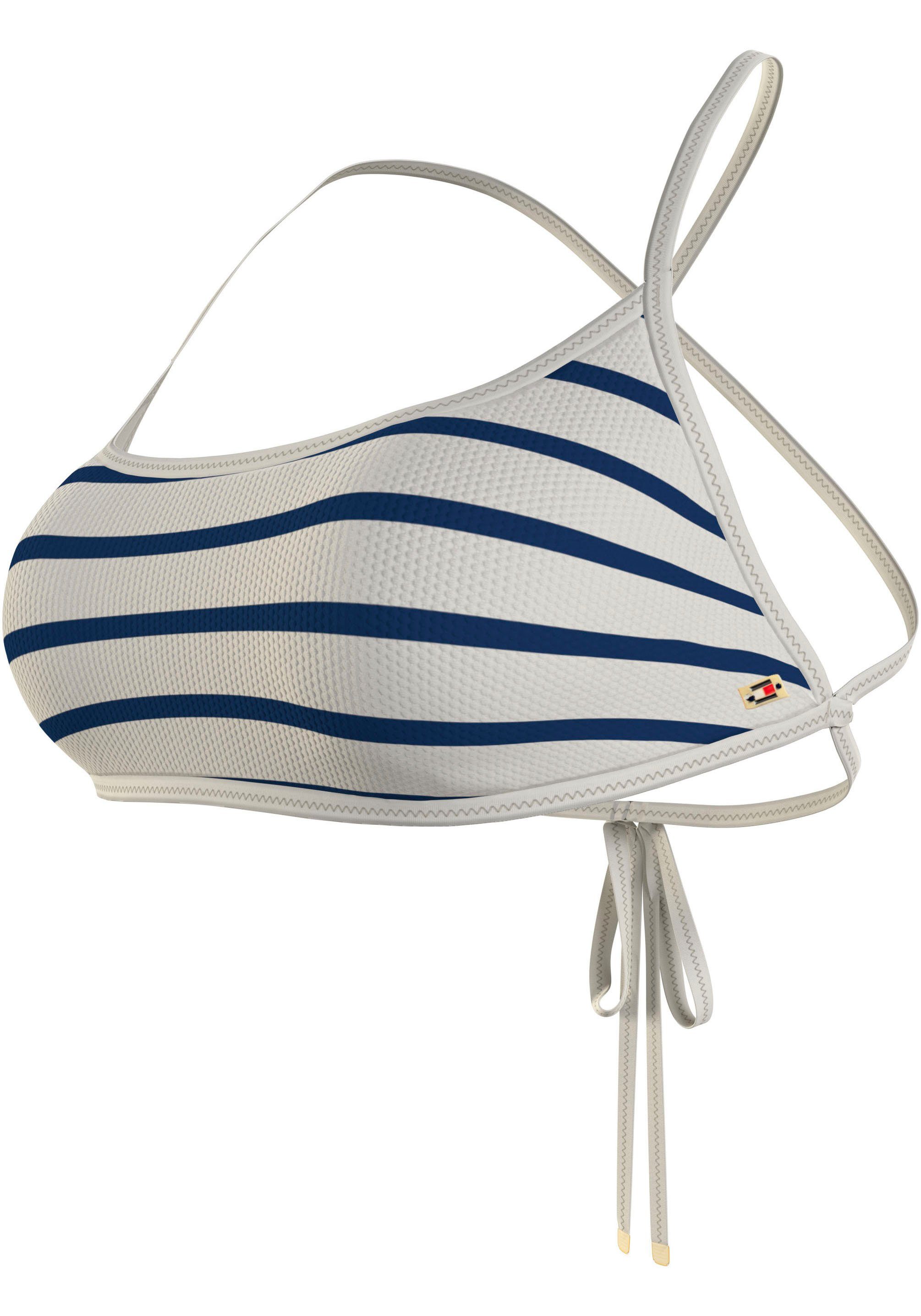 Tommy Hilfiger Swimwear bustier bikini top BRALETTE PIQUE, with stripe pattern