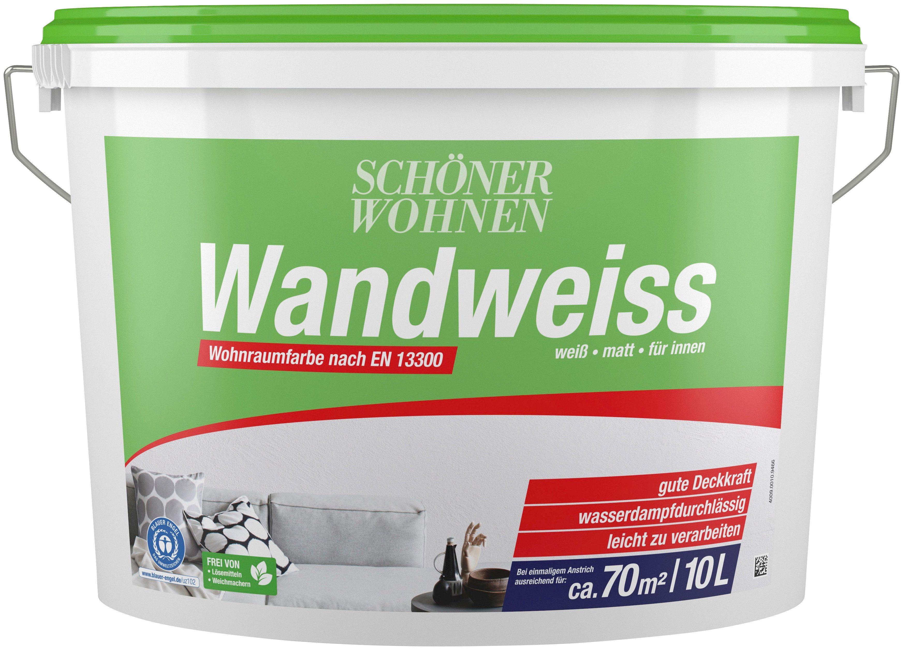 SCHÖNER WOHNEN-Kollektion Wand- und Deckenfarbe »Wandweiss« online