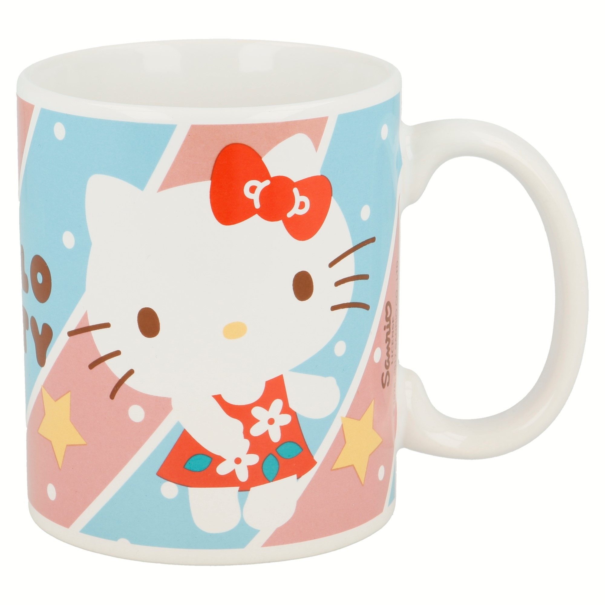 Hello Kitty Tasse Hello Kitty Kaffeetasse Teetasse Tasse Geschenkidee 325 ml, Keramik