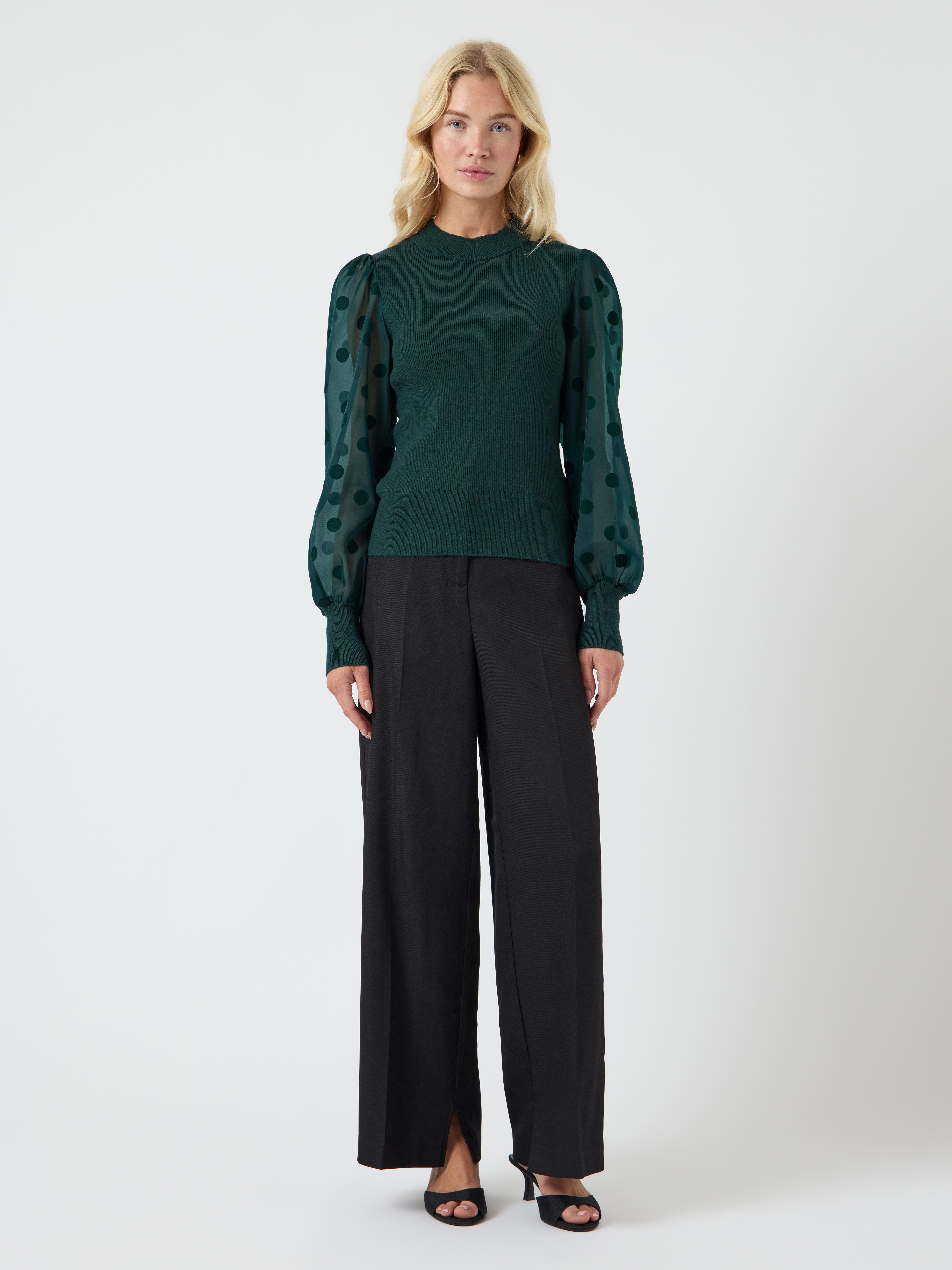 Y.A.S Rundhalspullover YASDOTME LS KNIT PULLOVER S. NOOS
