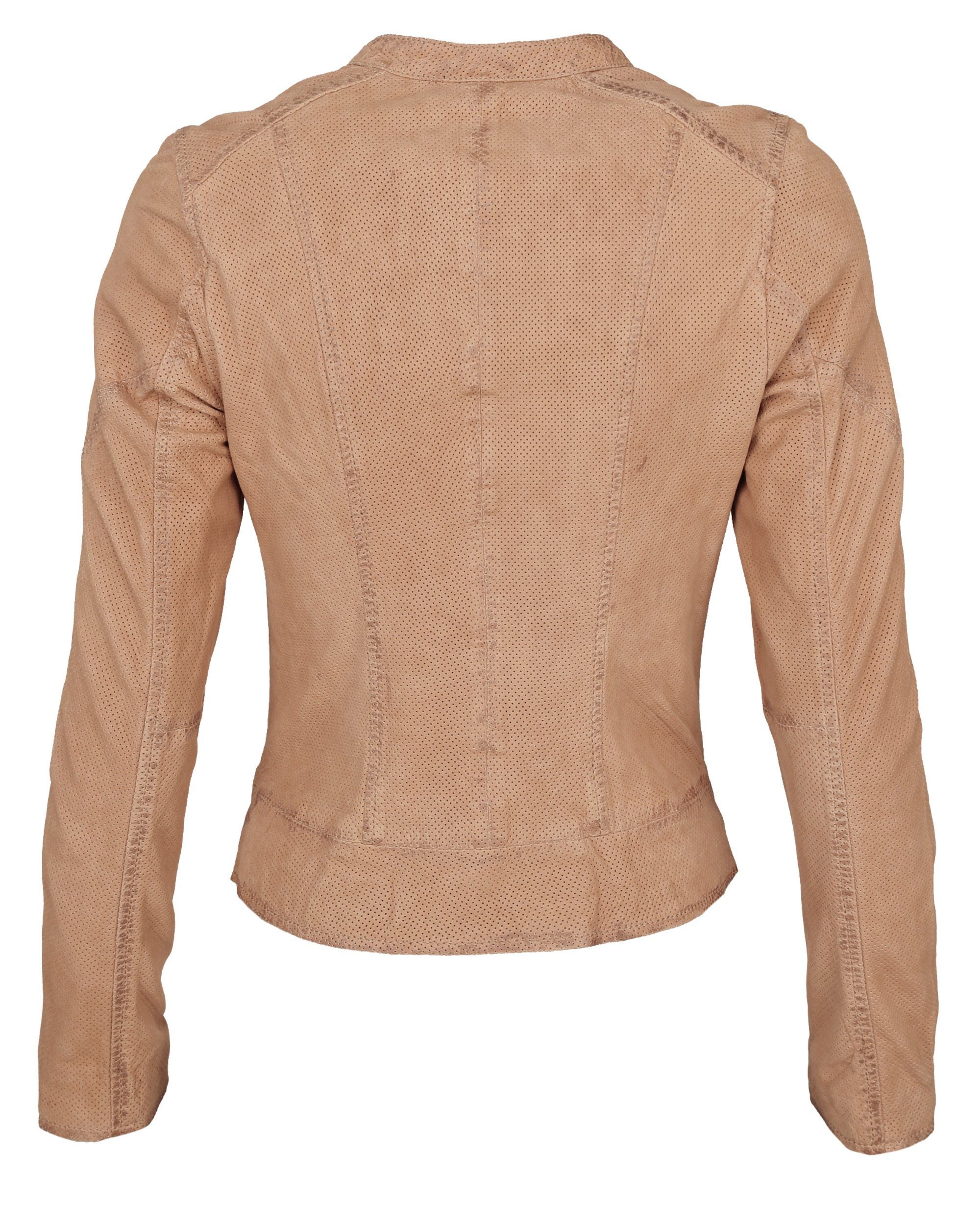 Lederjacke creme Mabel Maze