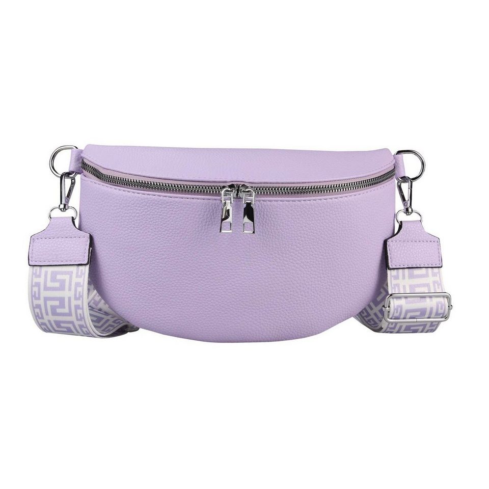 ITALYSHOP24 Bauchtasche Damen Gürteltasche Umhängetasche CrossBody