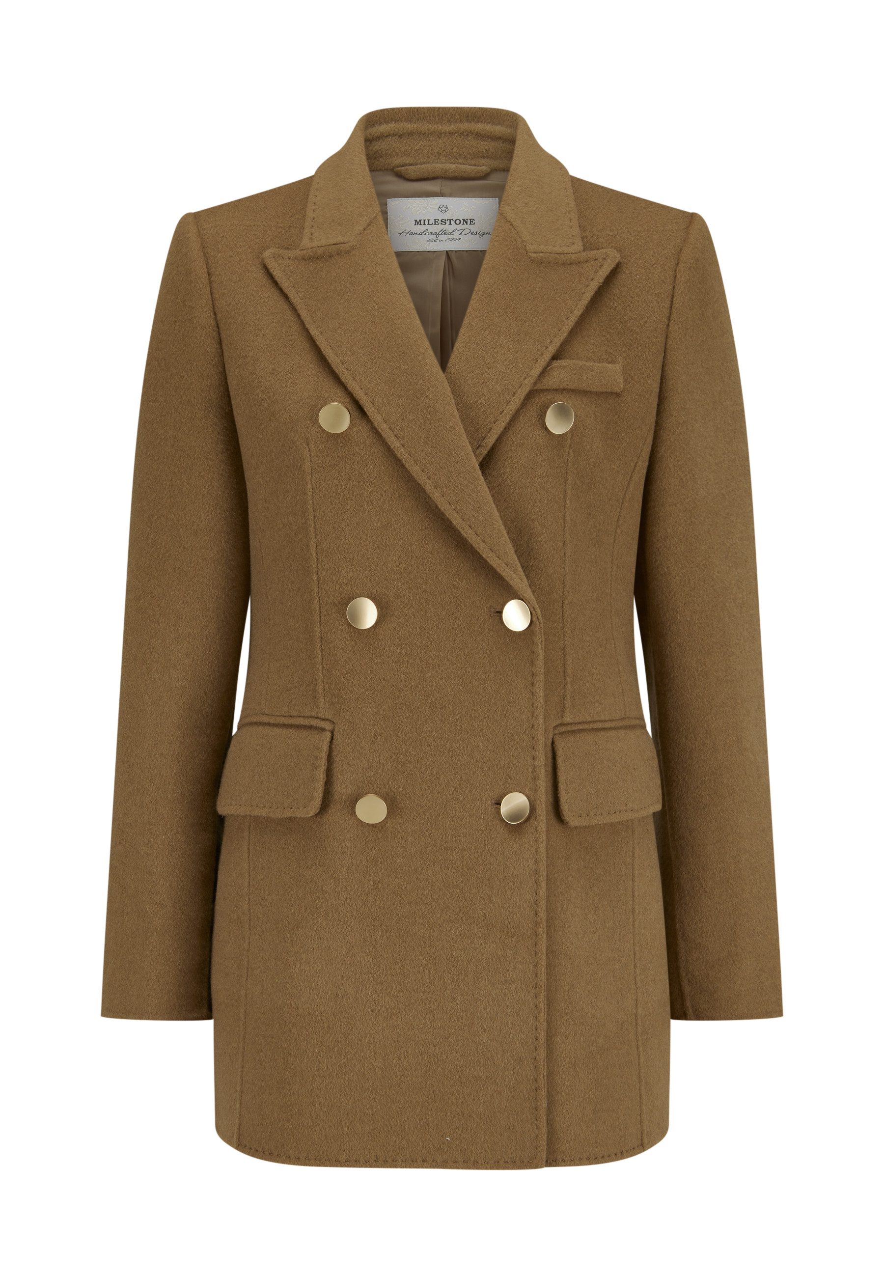 Longblazer MSNeptune Damen elegant, feminin, klassisch Knöpfe