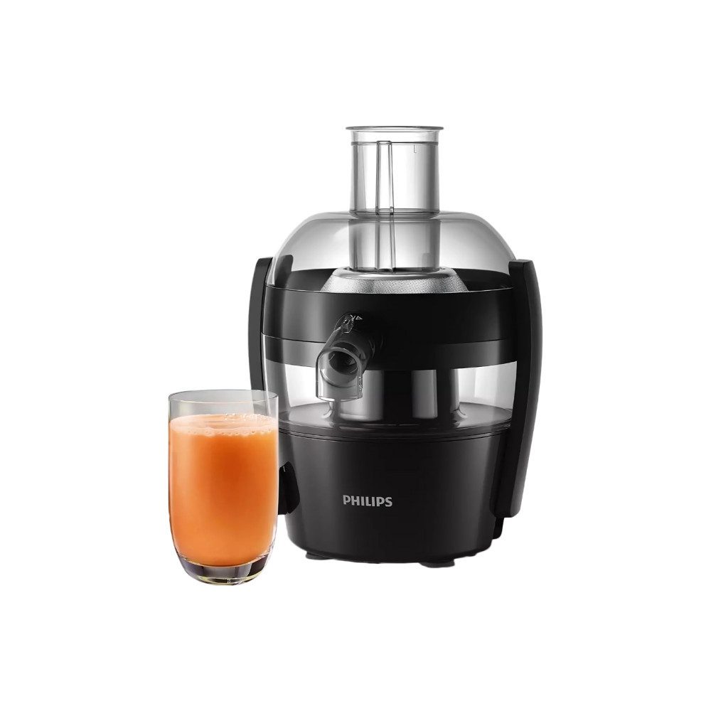 Philips Entsafter Philips Viva Collection HR1832/00 Entsafter - 500 W, 1,5 l, Schwarz
