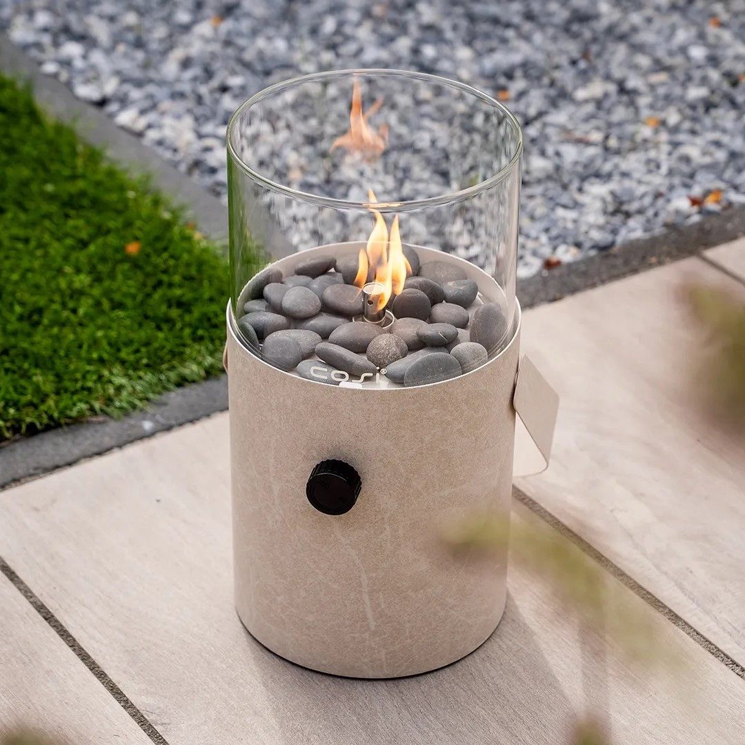 COSI Tischfeuer Cosifire Tischfeuer COSISCOOP Original marble stone, Ø 16x30cm