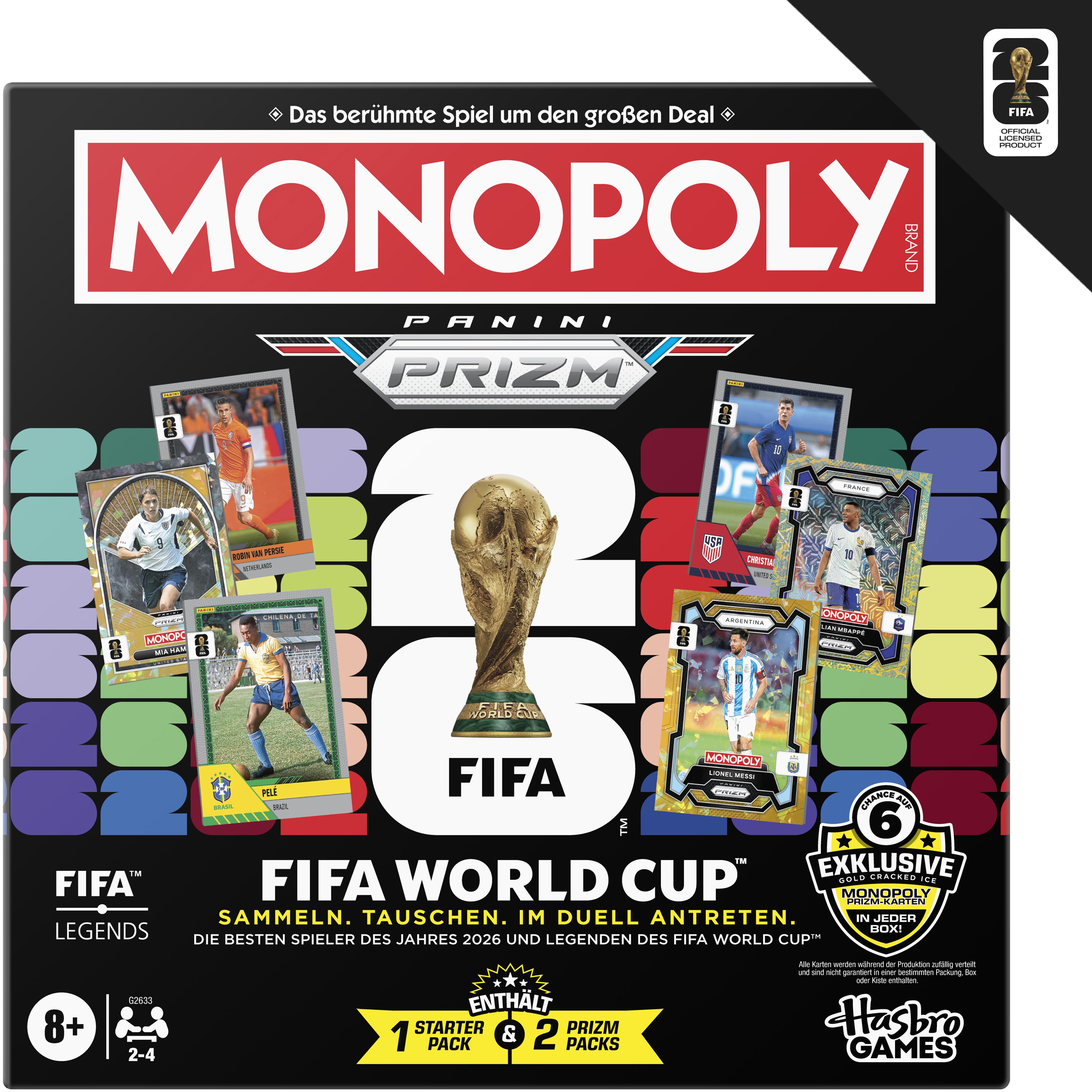 Hasbro Spiel Monopoly Panini Prizm: FIFA World Cup, Gesellschaftsspiel