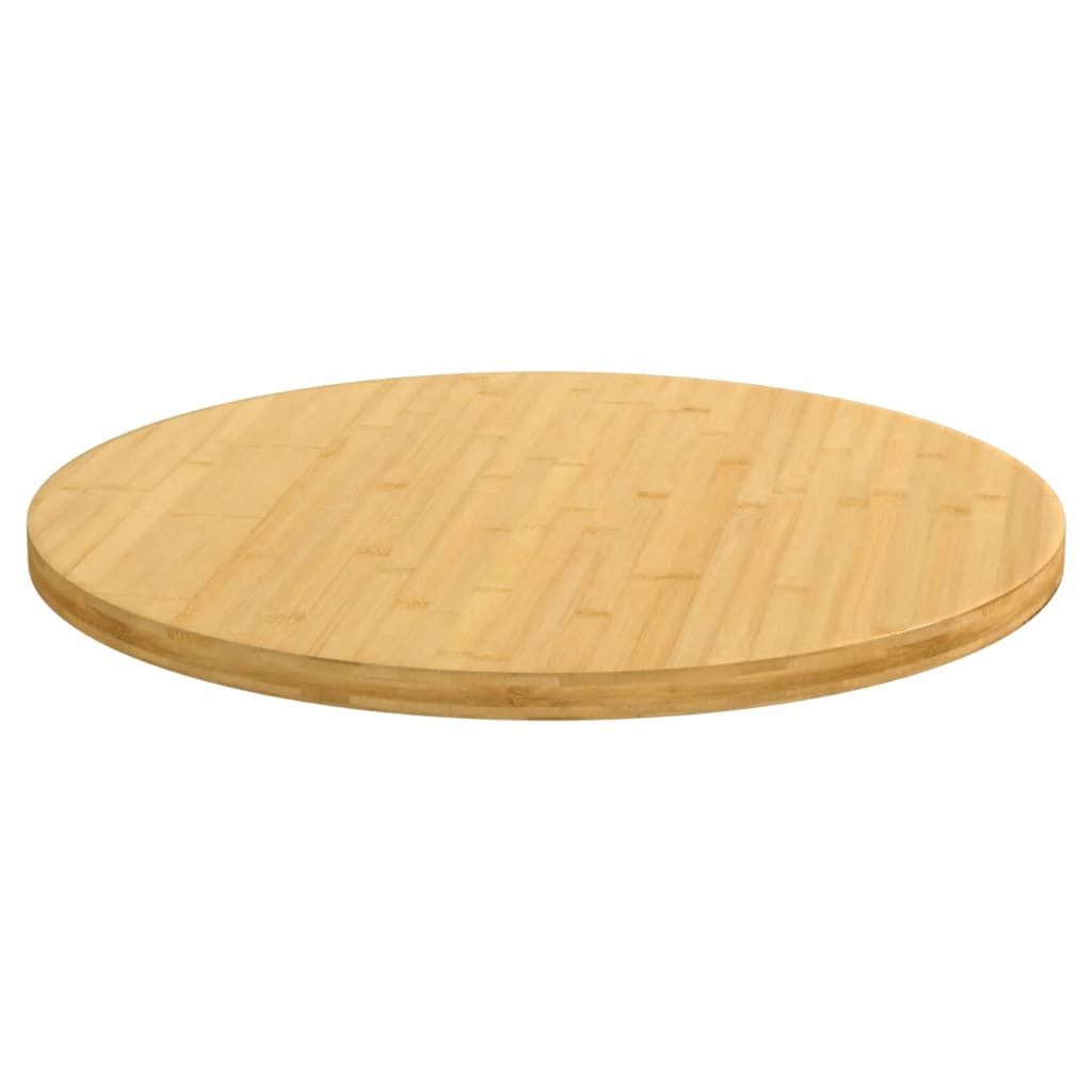 vidaXL Tischplatte Tischplatte Ø60x2,5 cm Bambus (1 St)