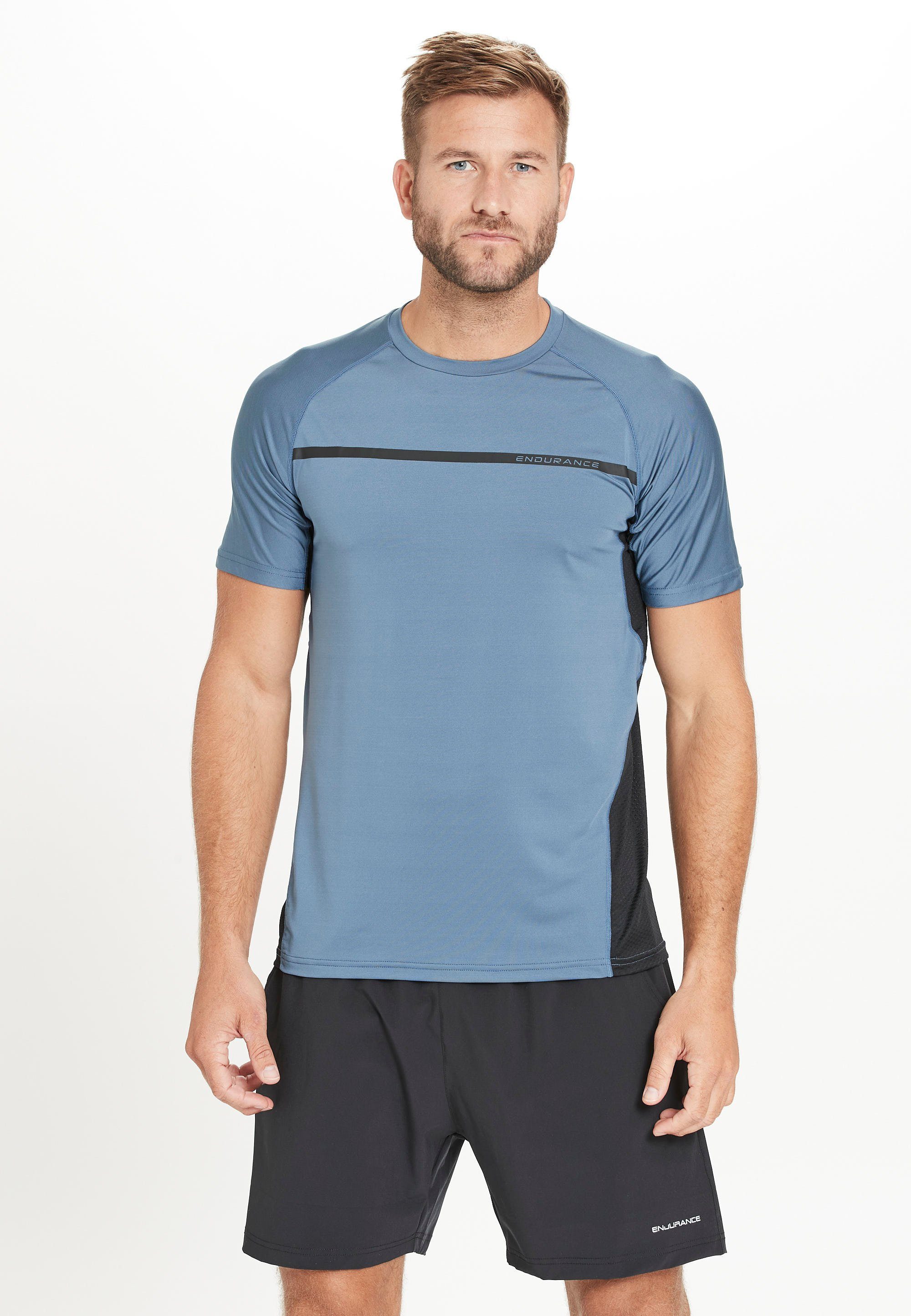 ENDURANCE Funktionsshirt Serzo (1-tlg) aus schnelltrocknendem Funktionsstretch blau