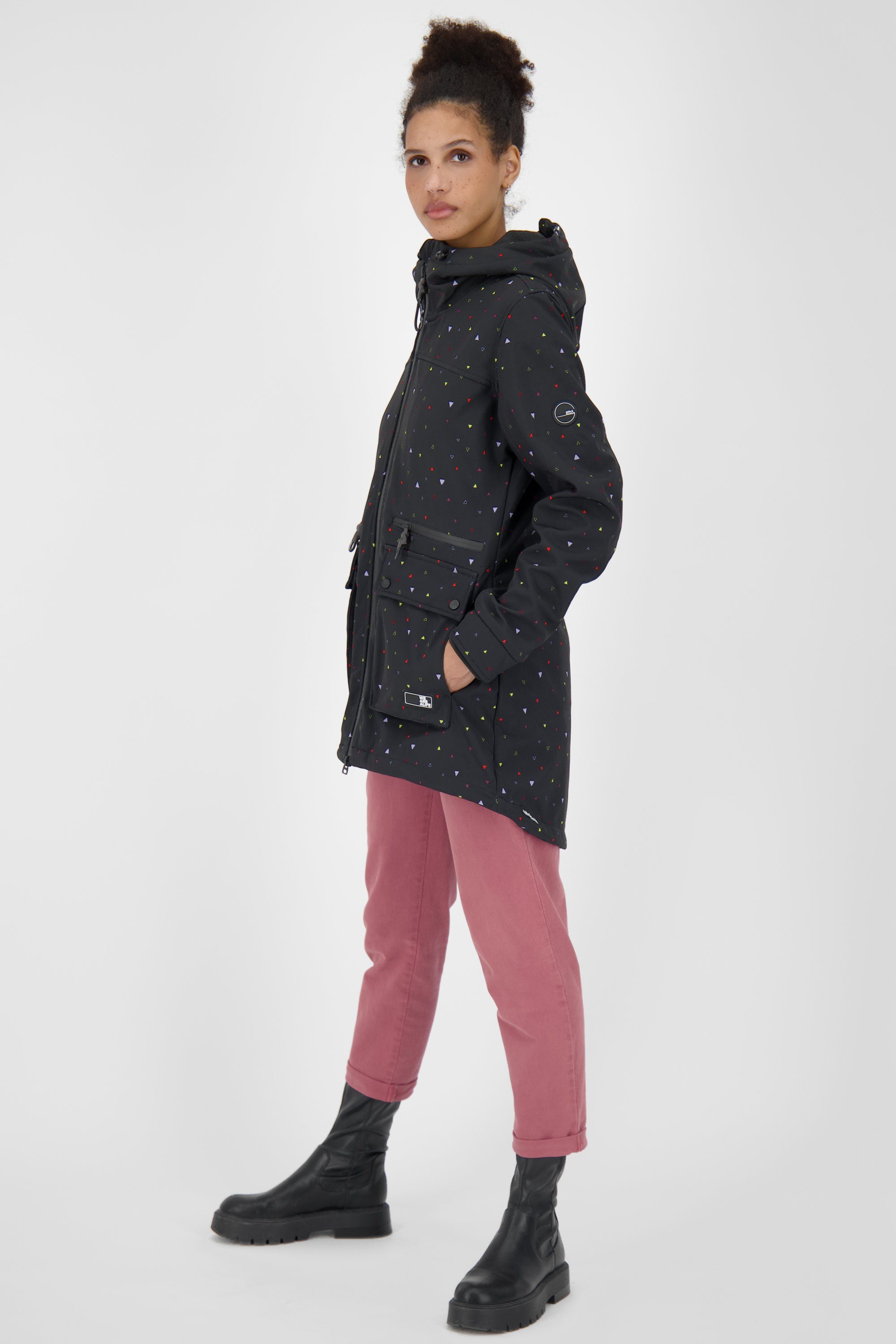 & moonless Damen Kickin Softshelljacke Übergangsjacke S Softshelljacke, Coat Alife AudreyAK