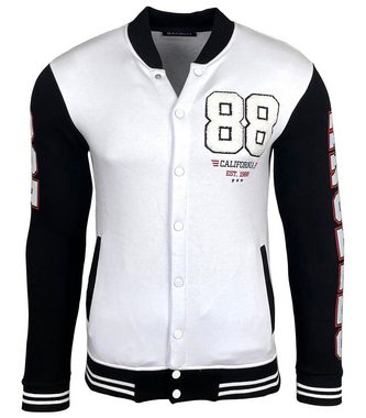 Baxboy Hoodie Baxboy Herren College Baseball Jacke Übergangsjacke Stehkragen